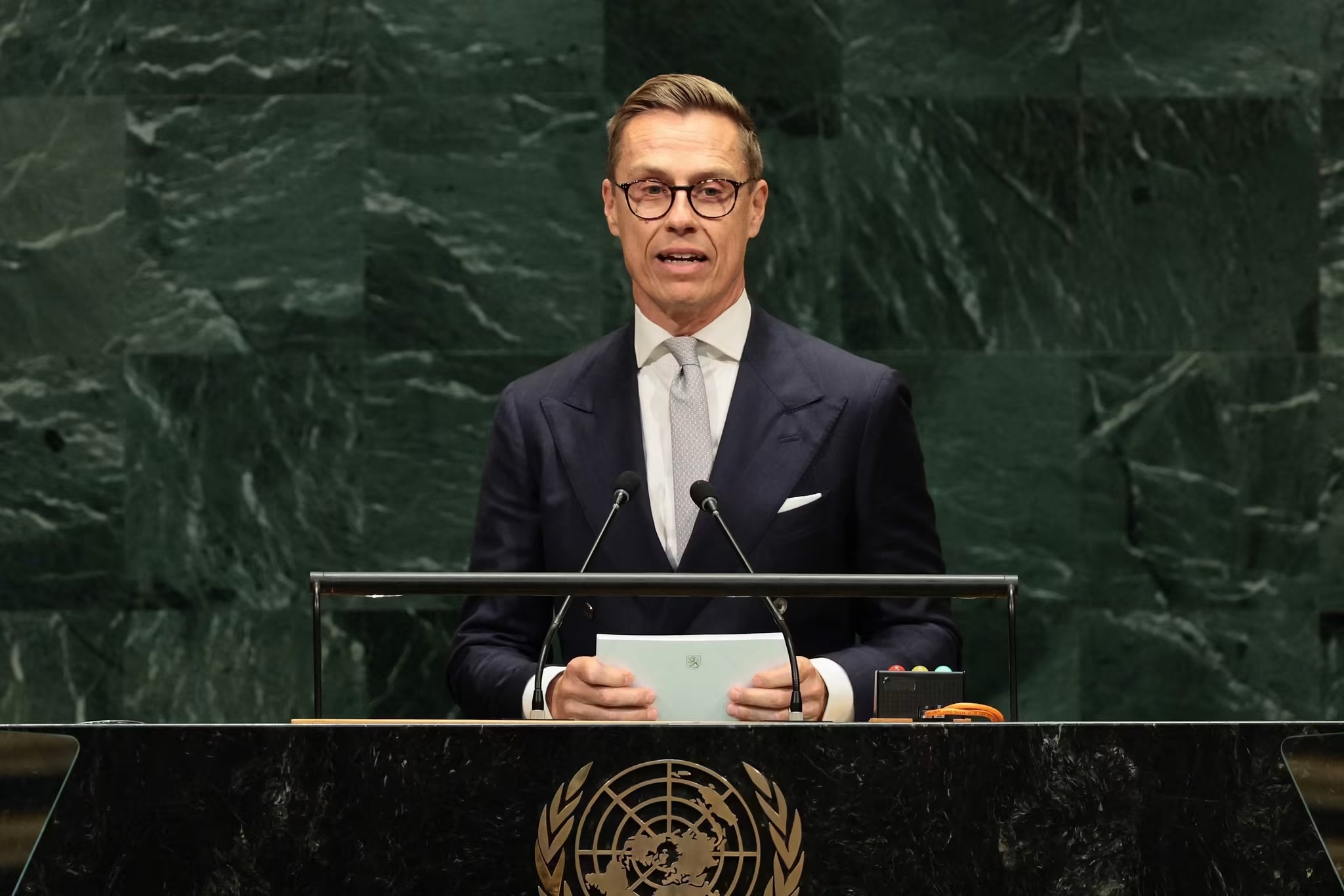 Stubb Calls for Cooperation Over Conflict as Finland Bids for UN Security Council Seat
