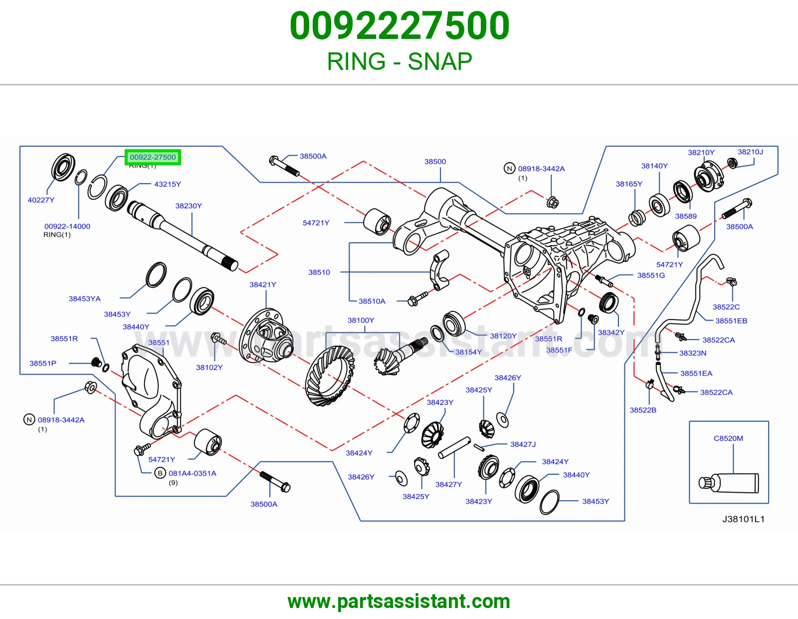 حلقة كلبس 0092227500