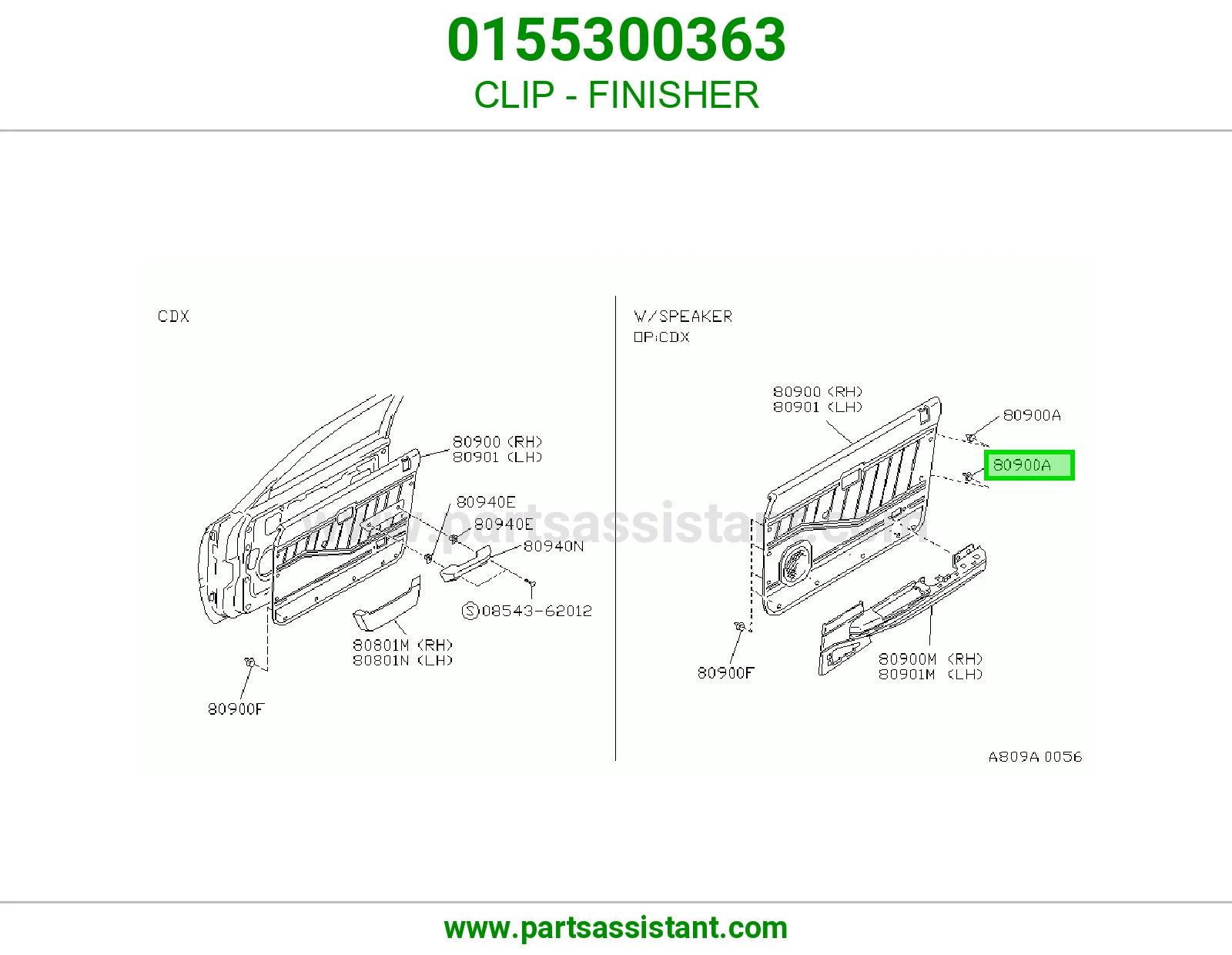 CLIP - FINISHER 0155300363