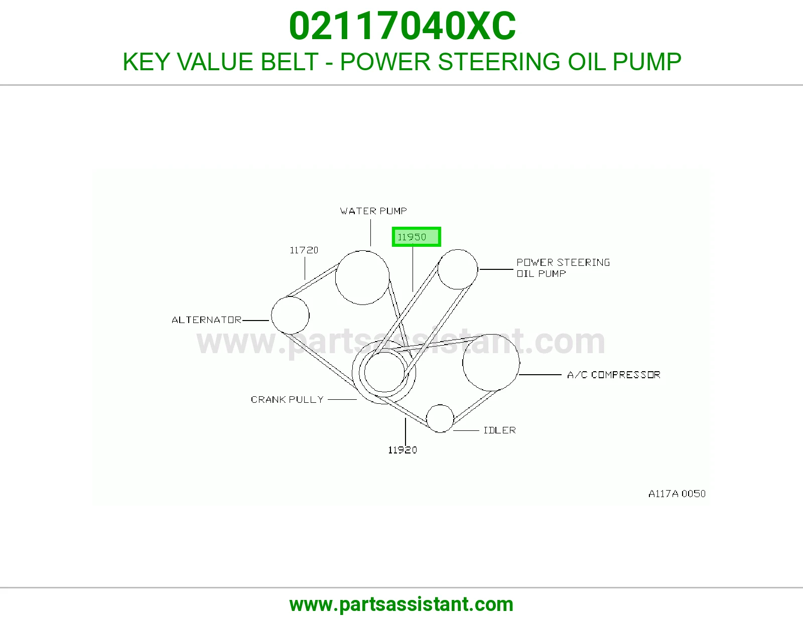 فاليو سير طرمبة زيت باور 02117040XC