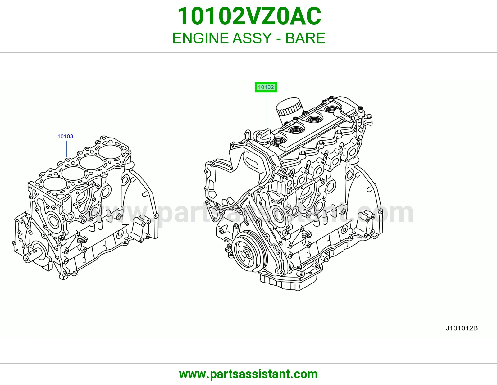 نص مكينه 10102VZ0AC