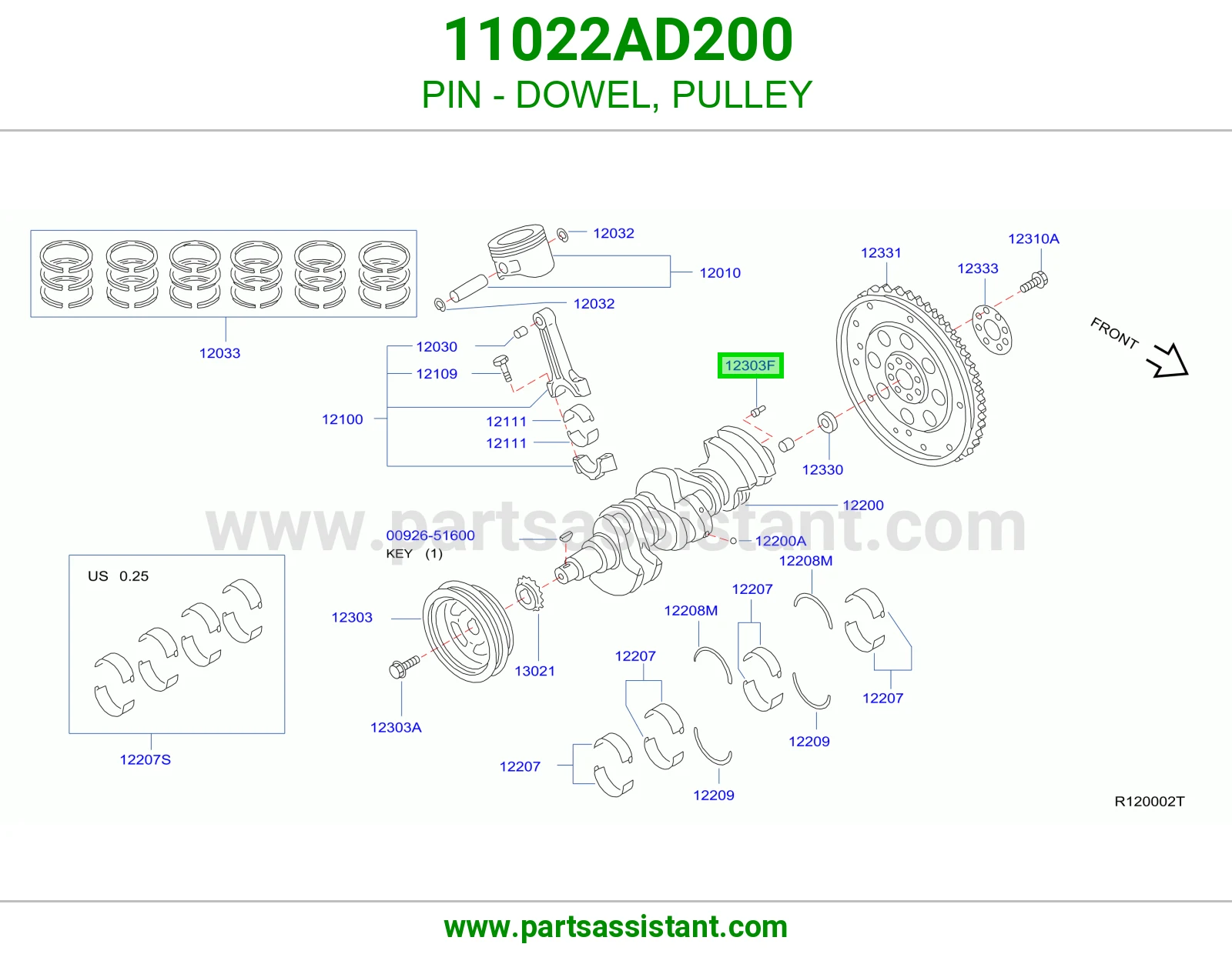 خابور بكره عمود كرنك 11022AD200