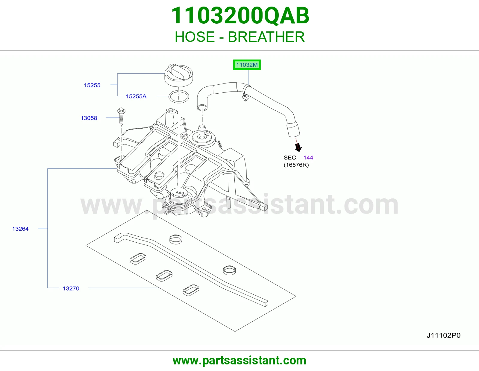 لي بلف بخار غطا بلوف 1103200QAB