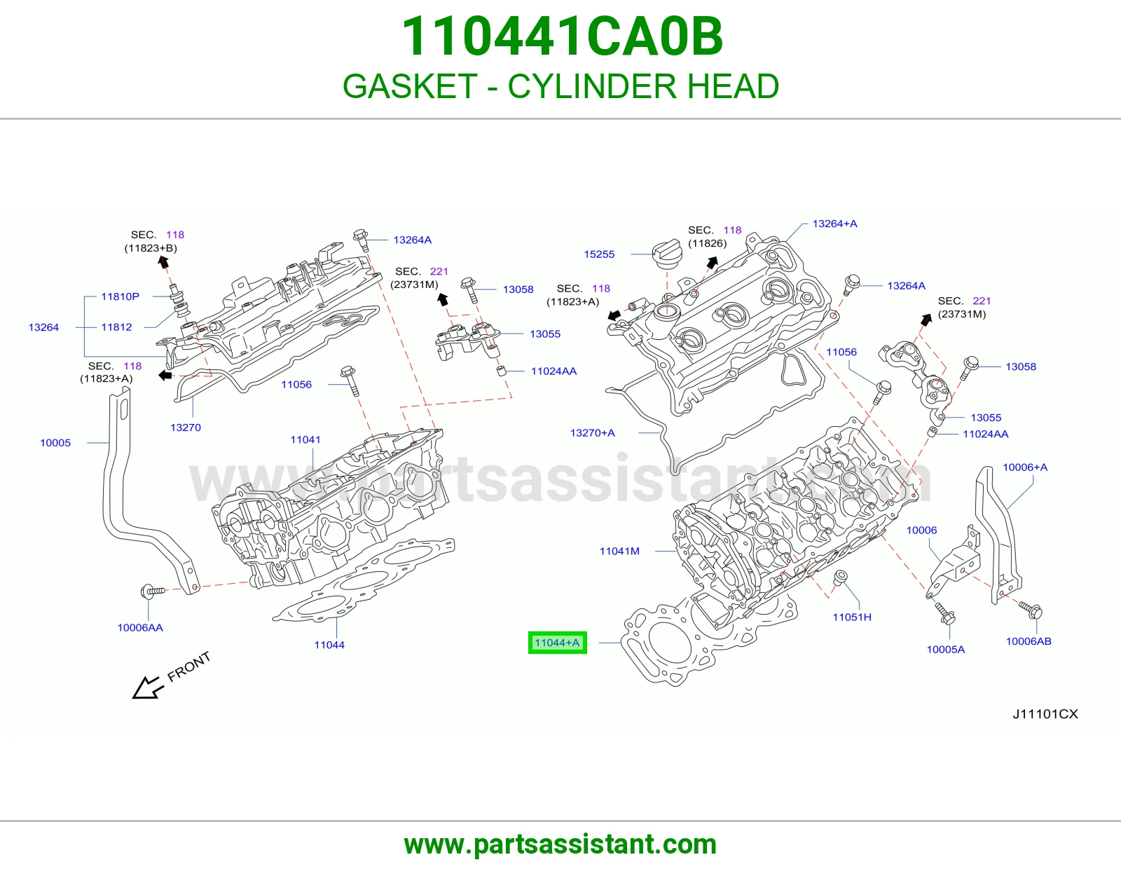 وجه راس مكينه 110441CA0B