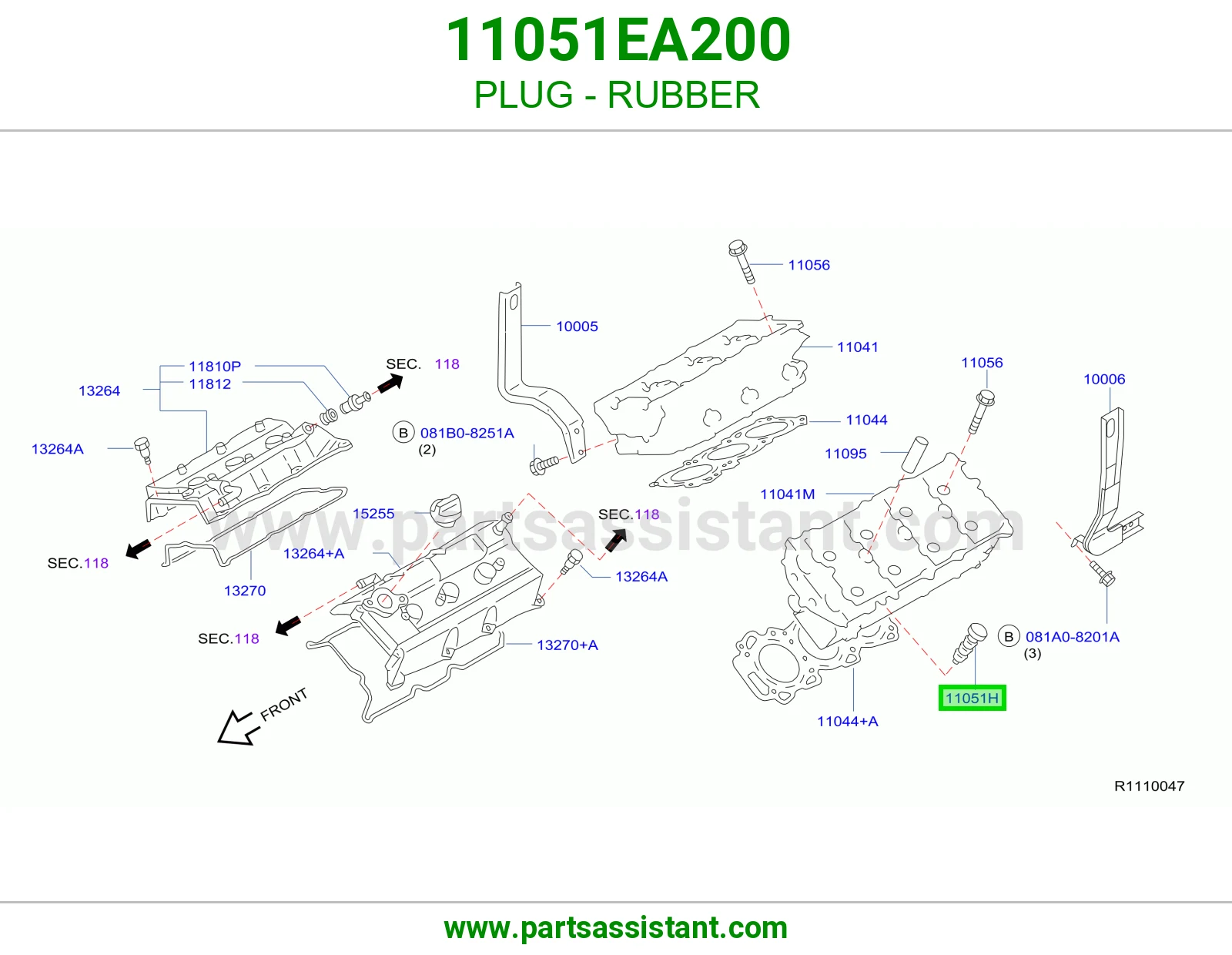 سدادة ربل 11051EA200