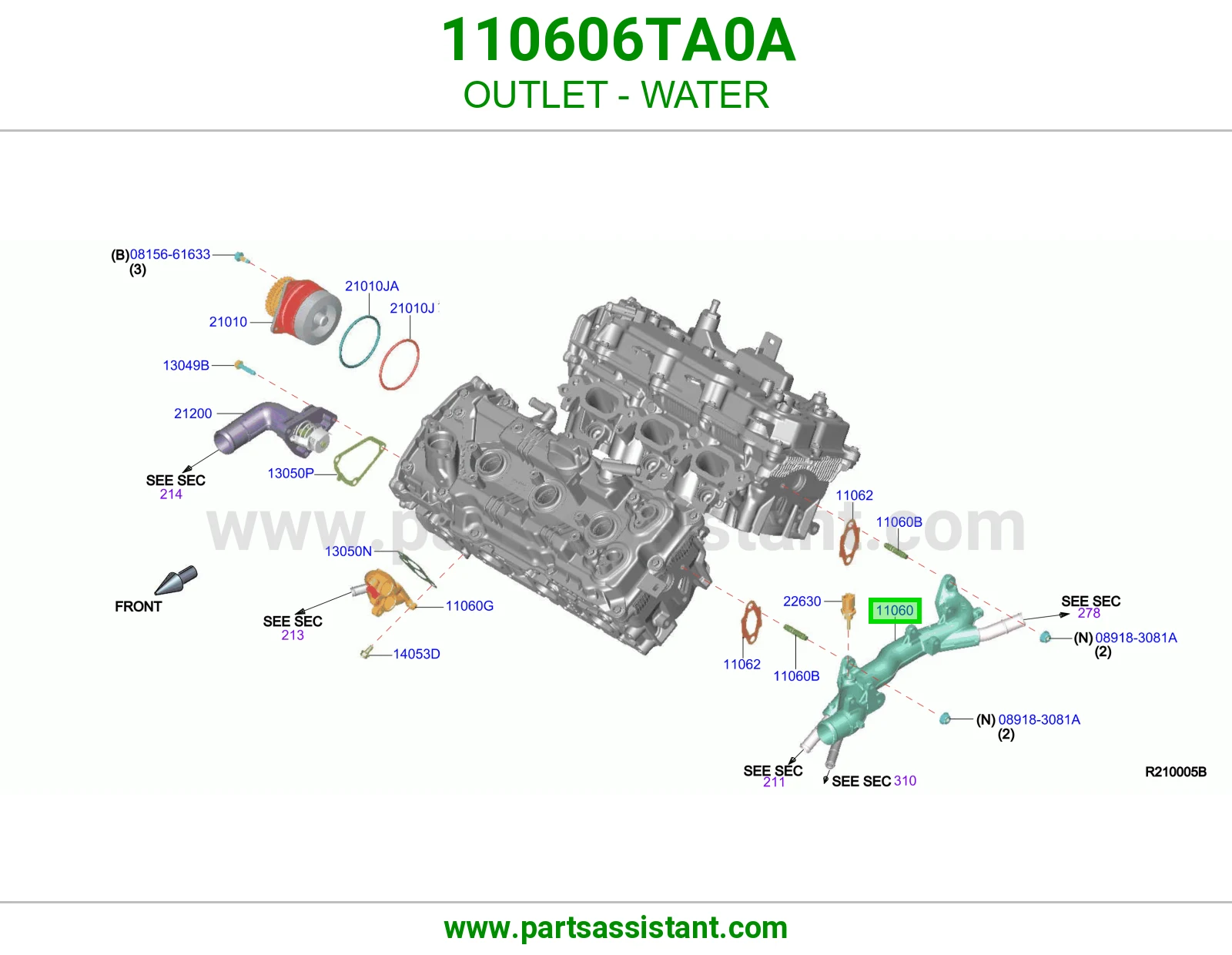 كوع ماء فوق 110606TA0A