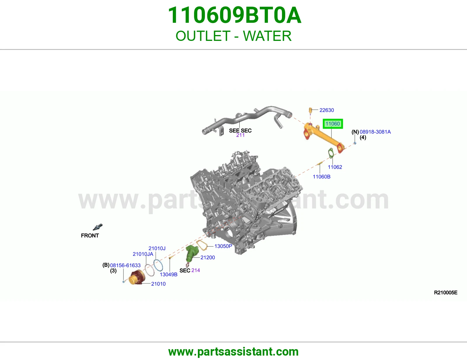 كوع ماء فوق 110609BT0A