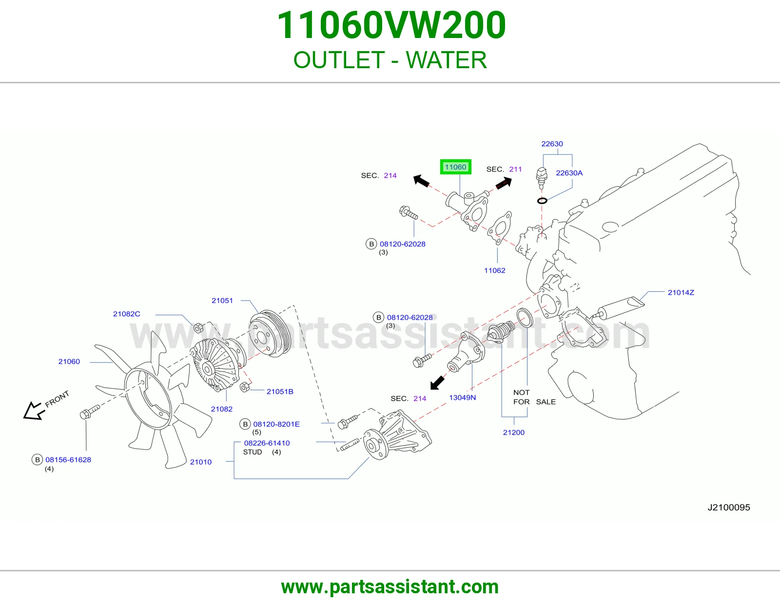 كوع ماء فوق 11060VW200