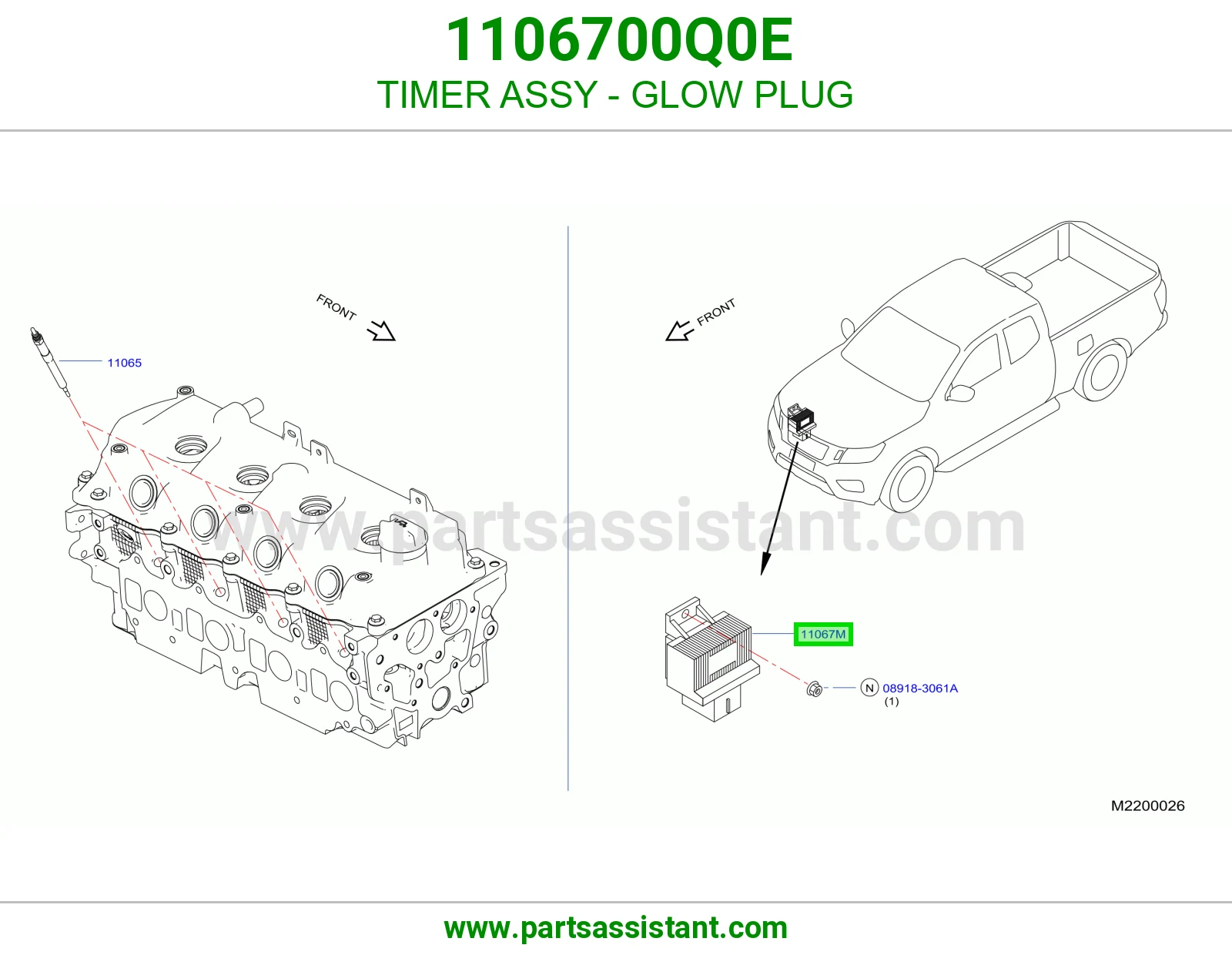 ترمستات ديزل 1106700Q0E