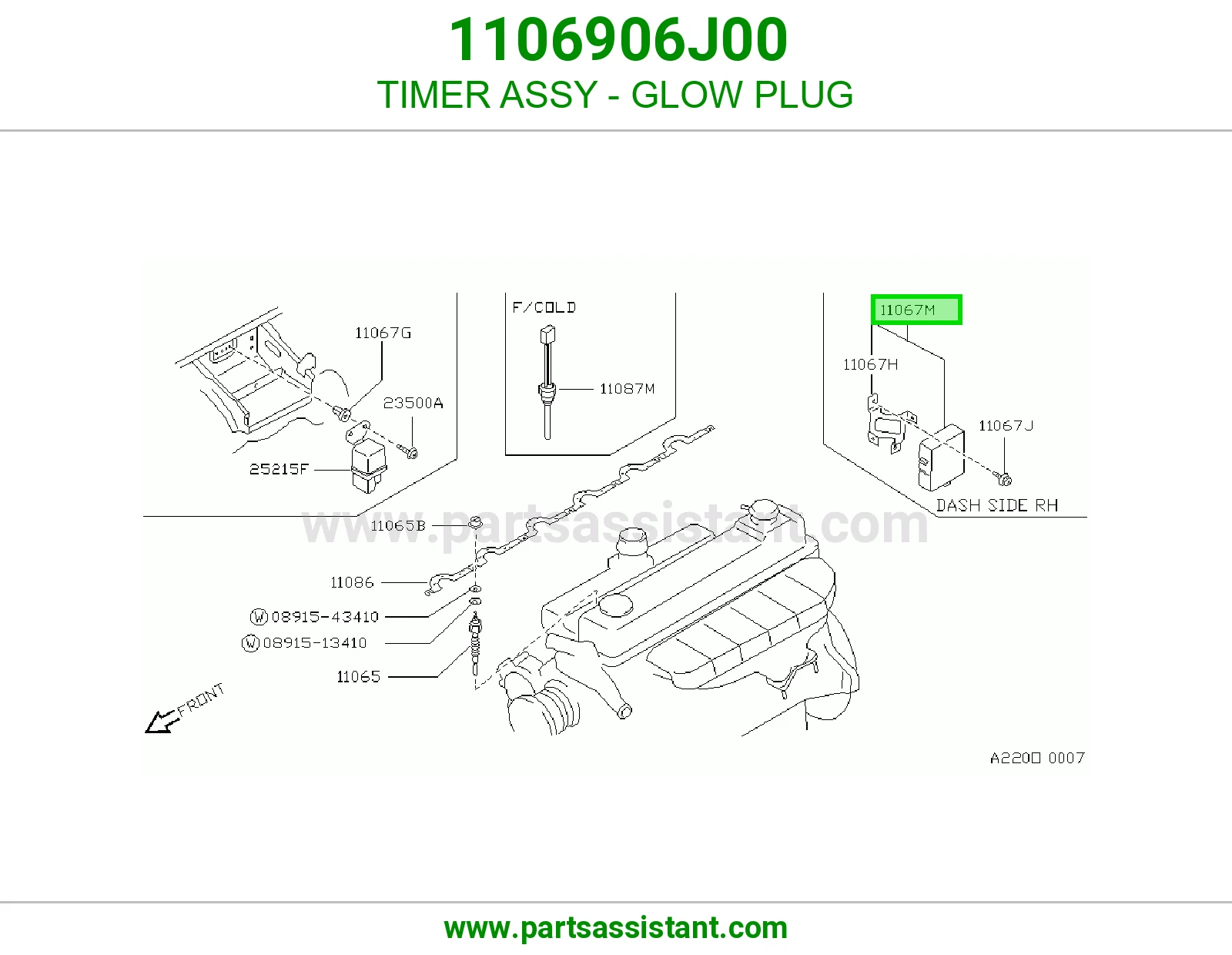 ترمستات ديزل 1106906J00