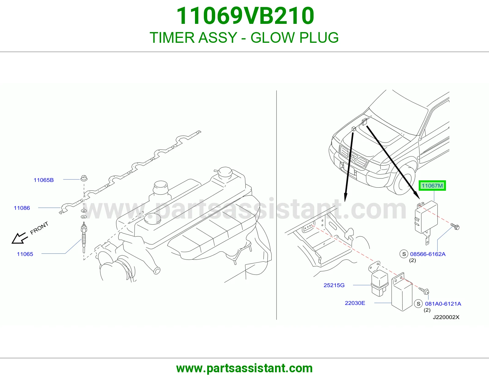 ترمستات ديزل 11069VB210