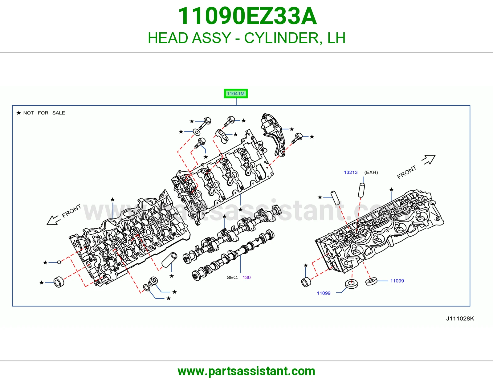 راس مكينه يسار 11090EZ33A