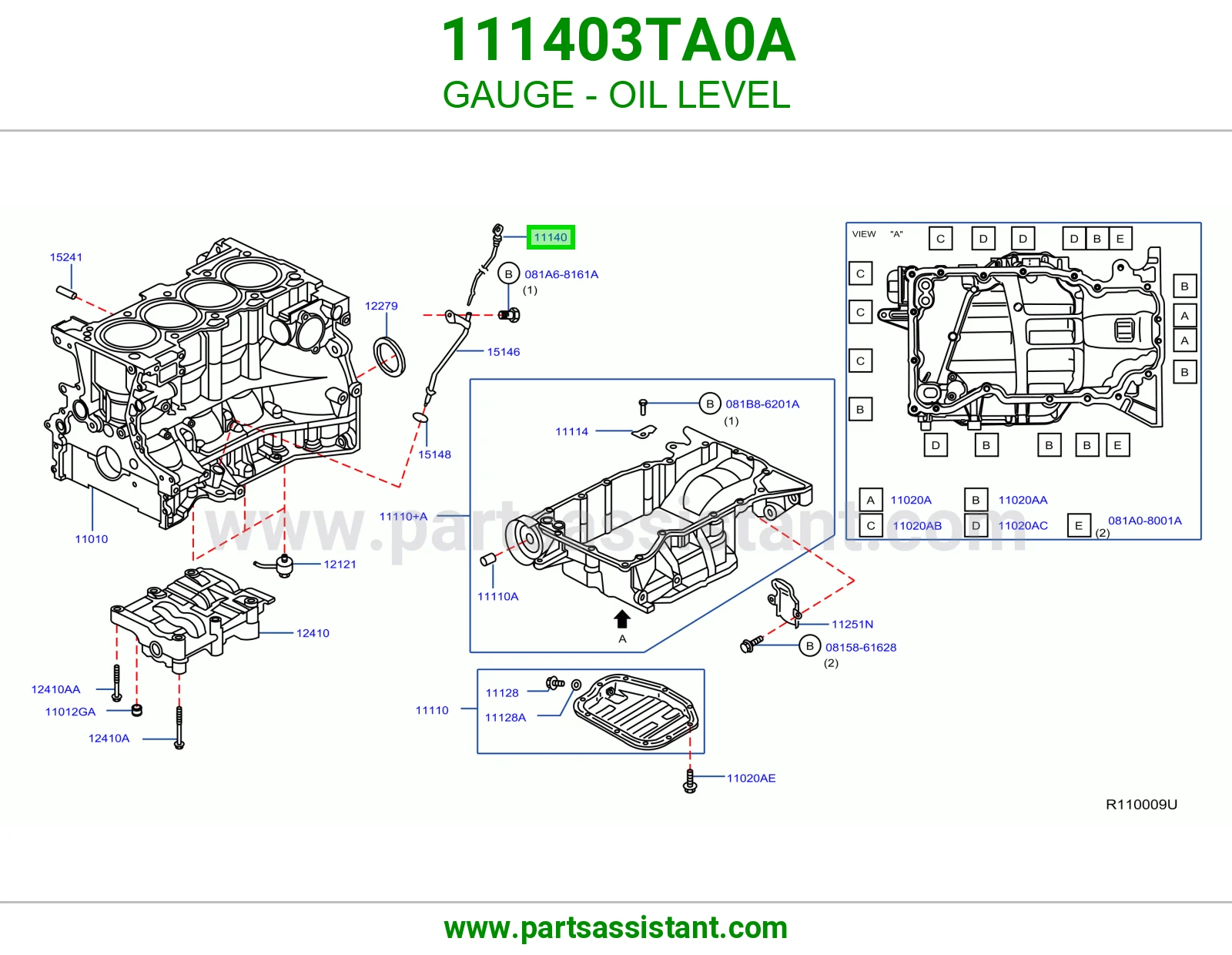 عيار زيت مكينه 111403TA0A