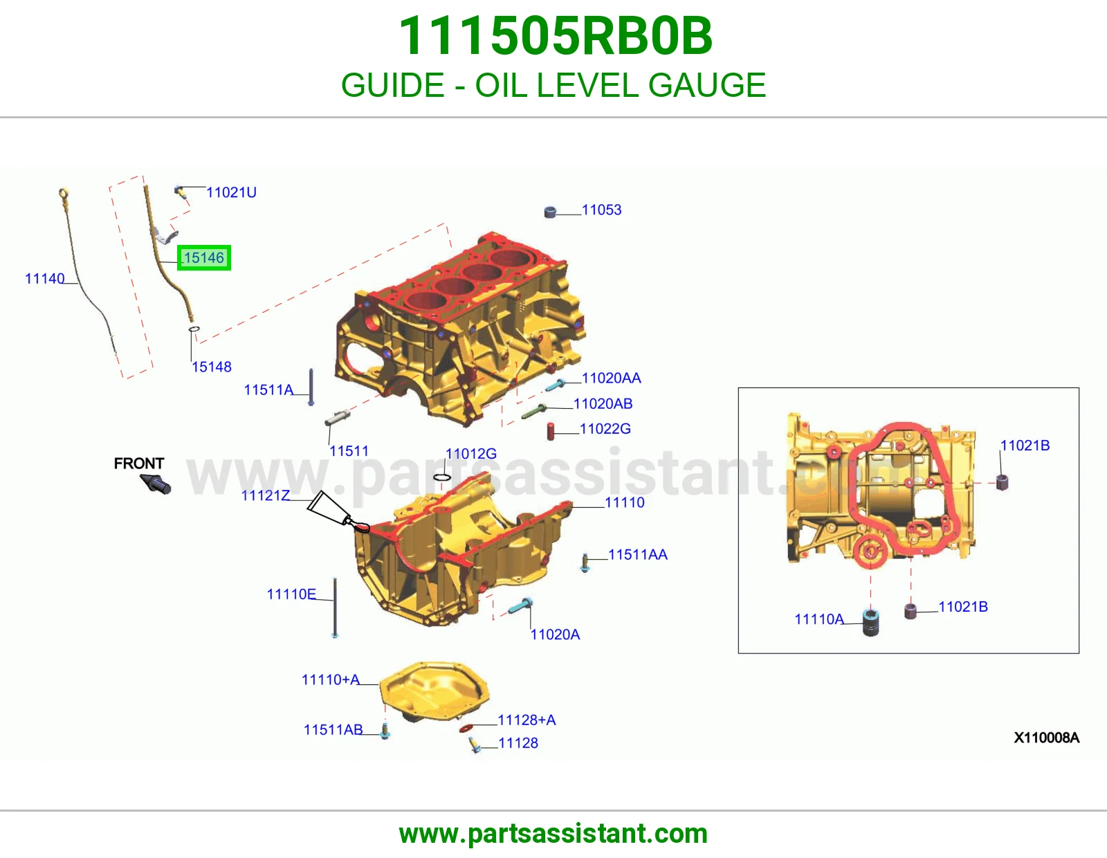 ماصوره عيار زيت 111505RB0B