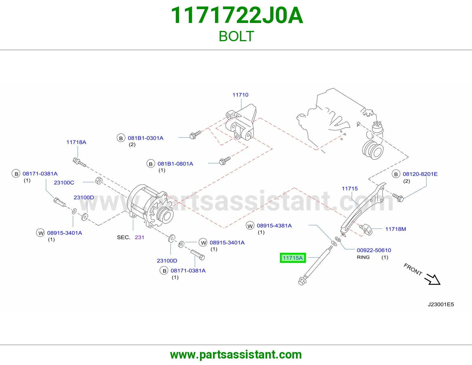 مسمار 1171722J0A