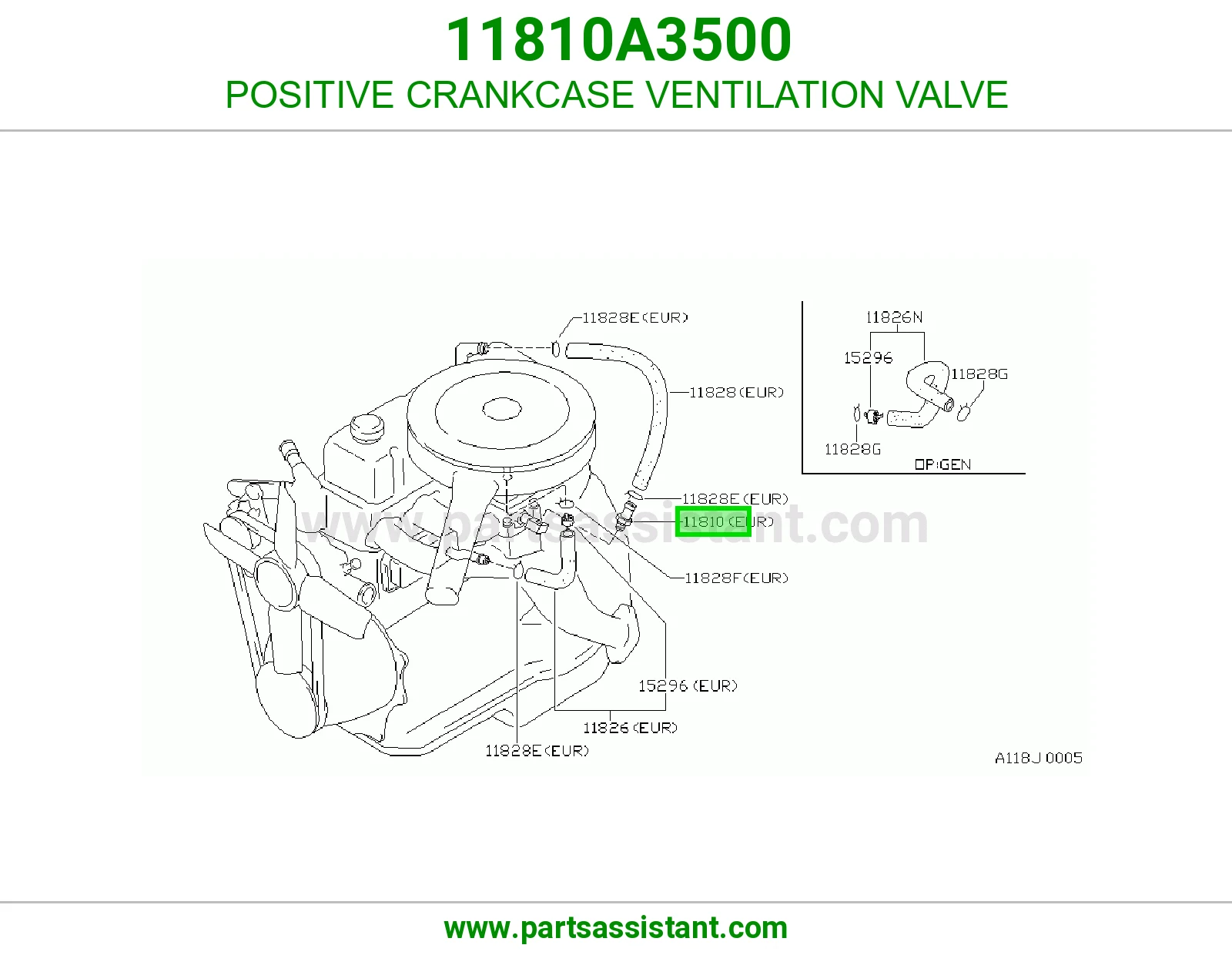بلف بخار زيت غطا البلوف 11810A3500