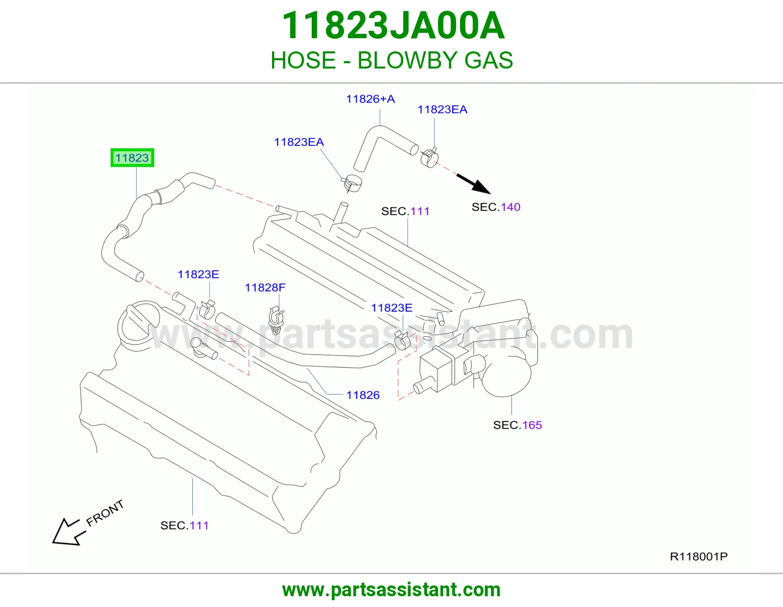 لي بخار غطا بلوف 11823JA00A