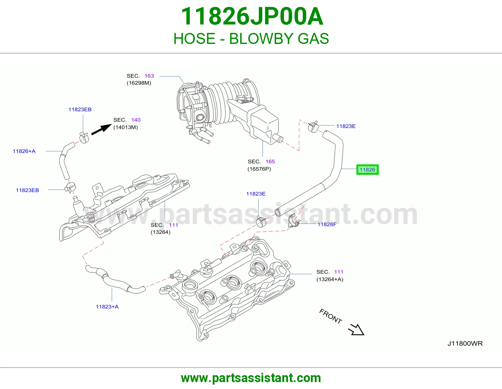لي بلف بخار غطا بلوف 11826JP00A