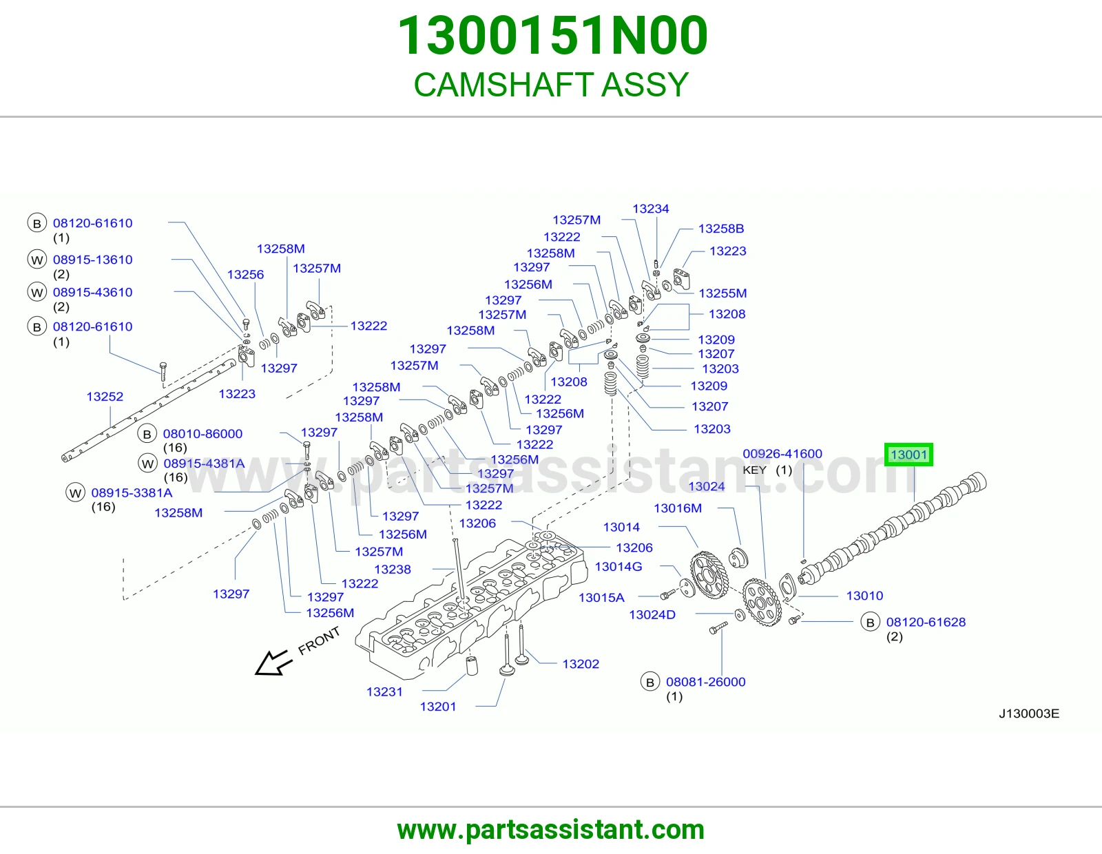 عمود تيمن 1300151N00