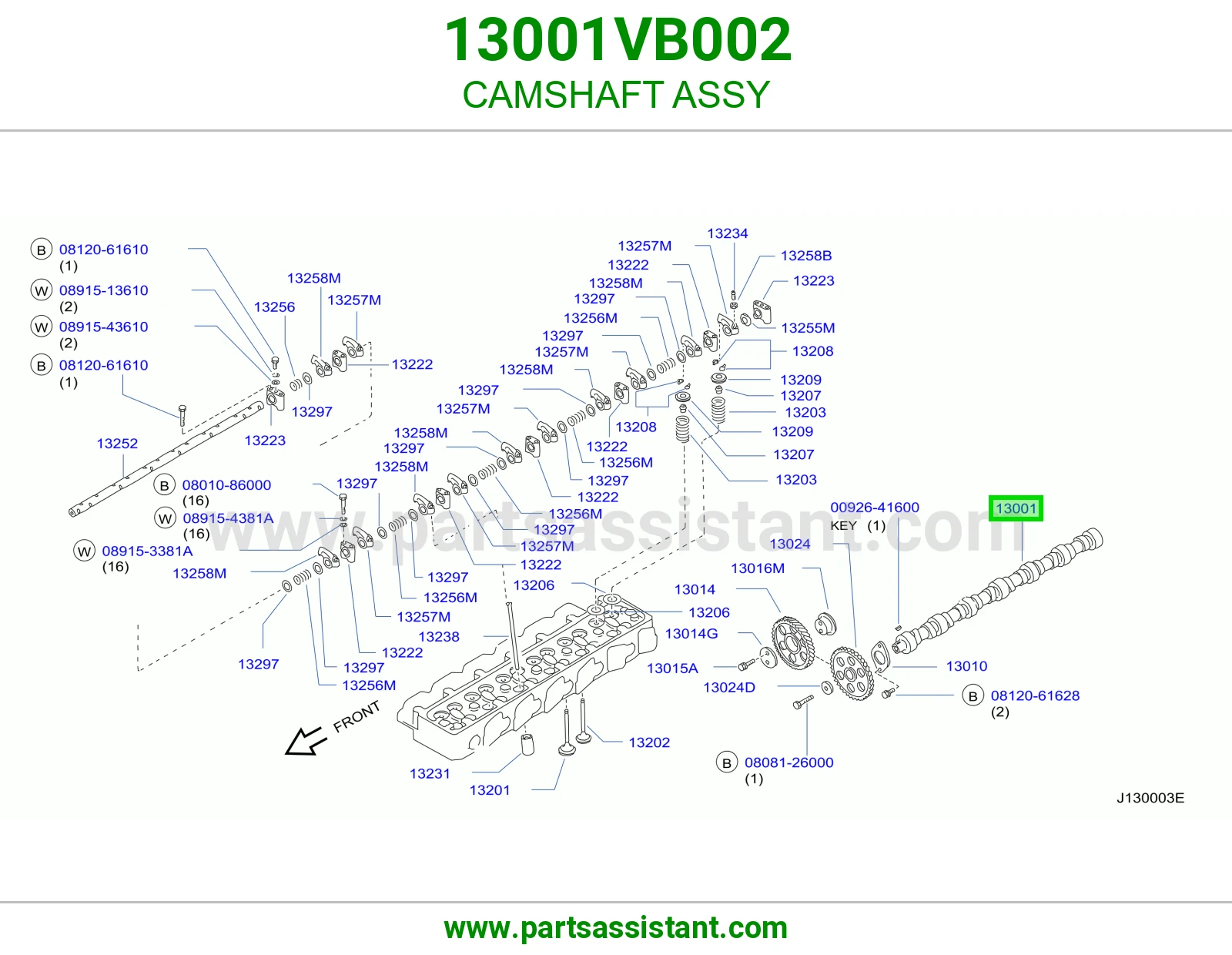 عمود تيمن 13001VB002