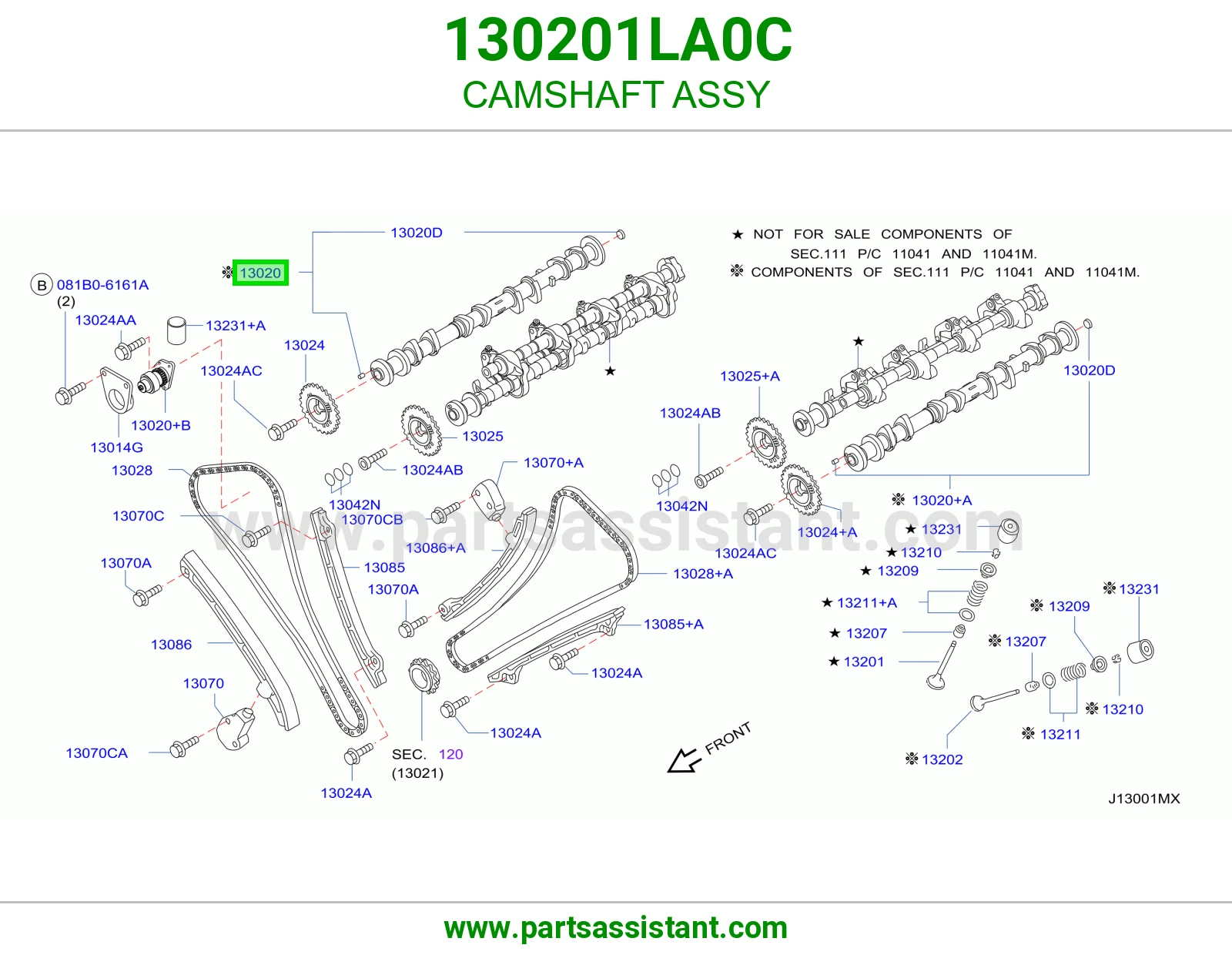 عمود تيمن 130201LA0C