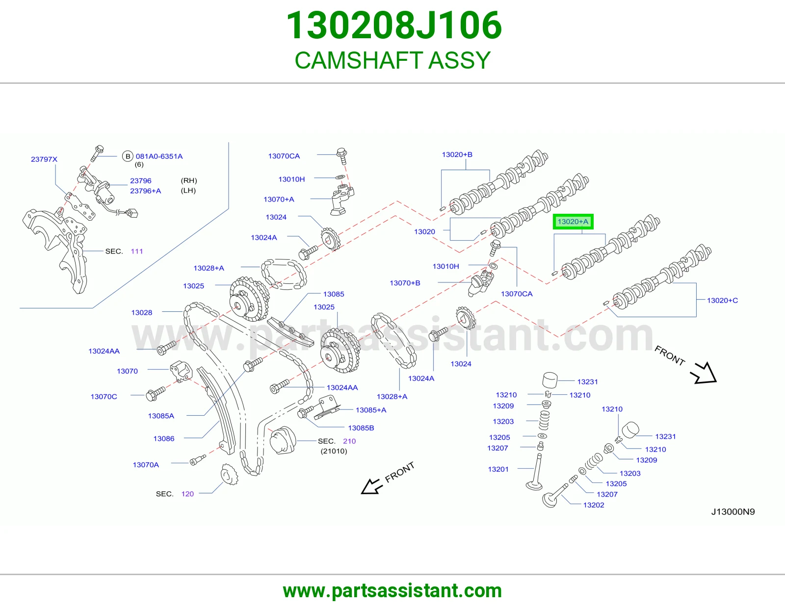 عمود تيمن 130208J106