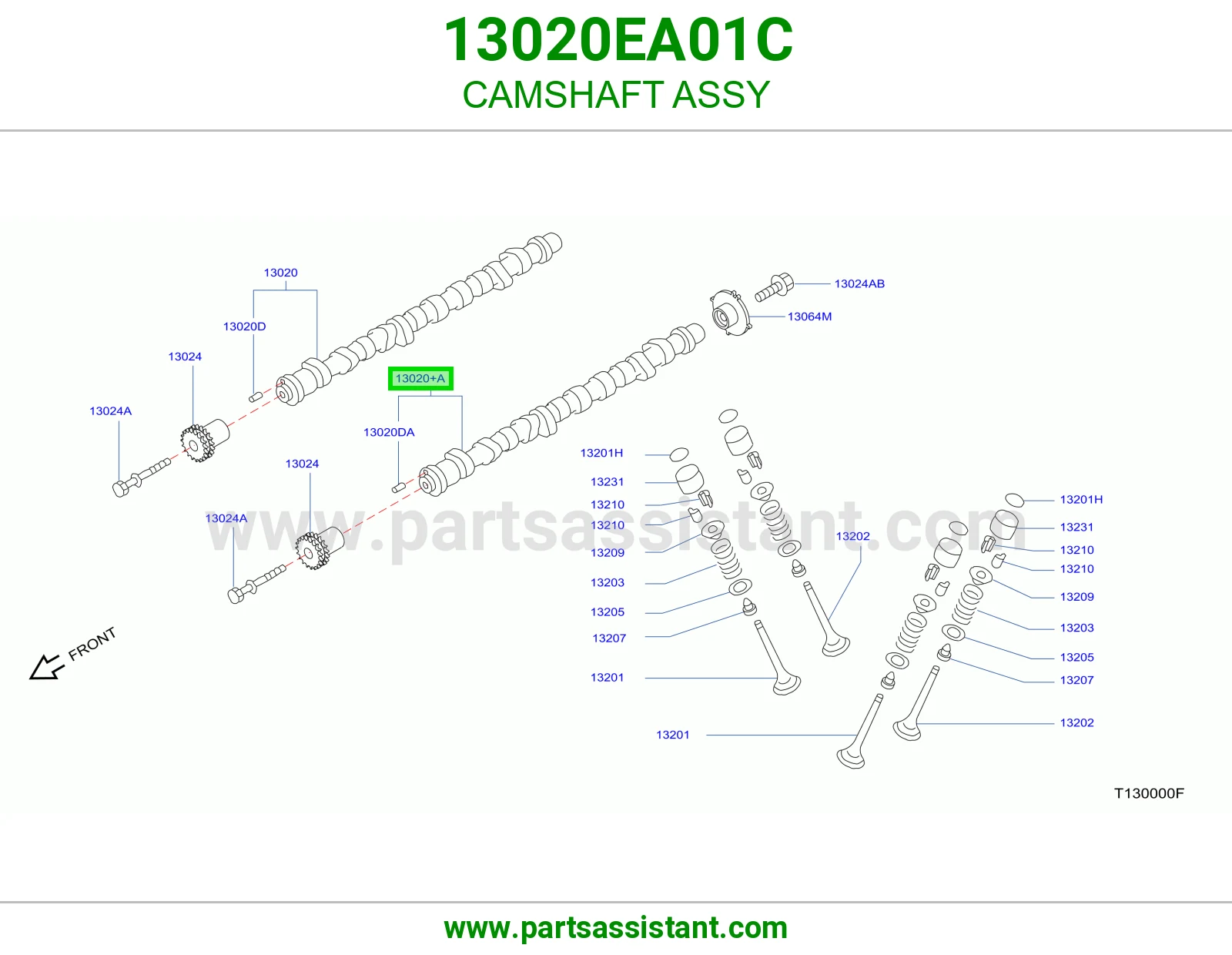 عمود تيمن 13020EA01C