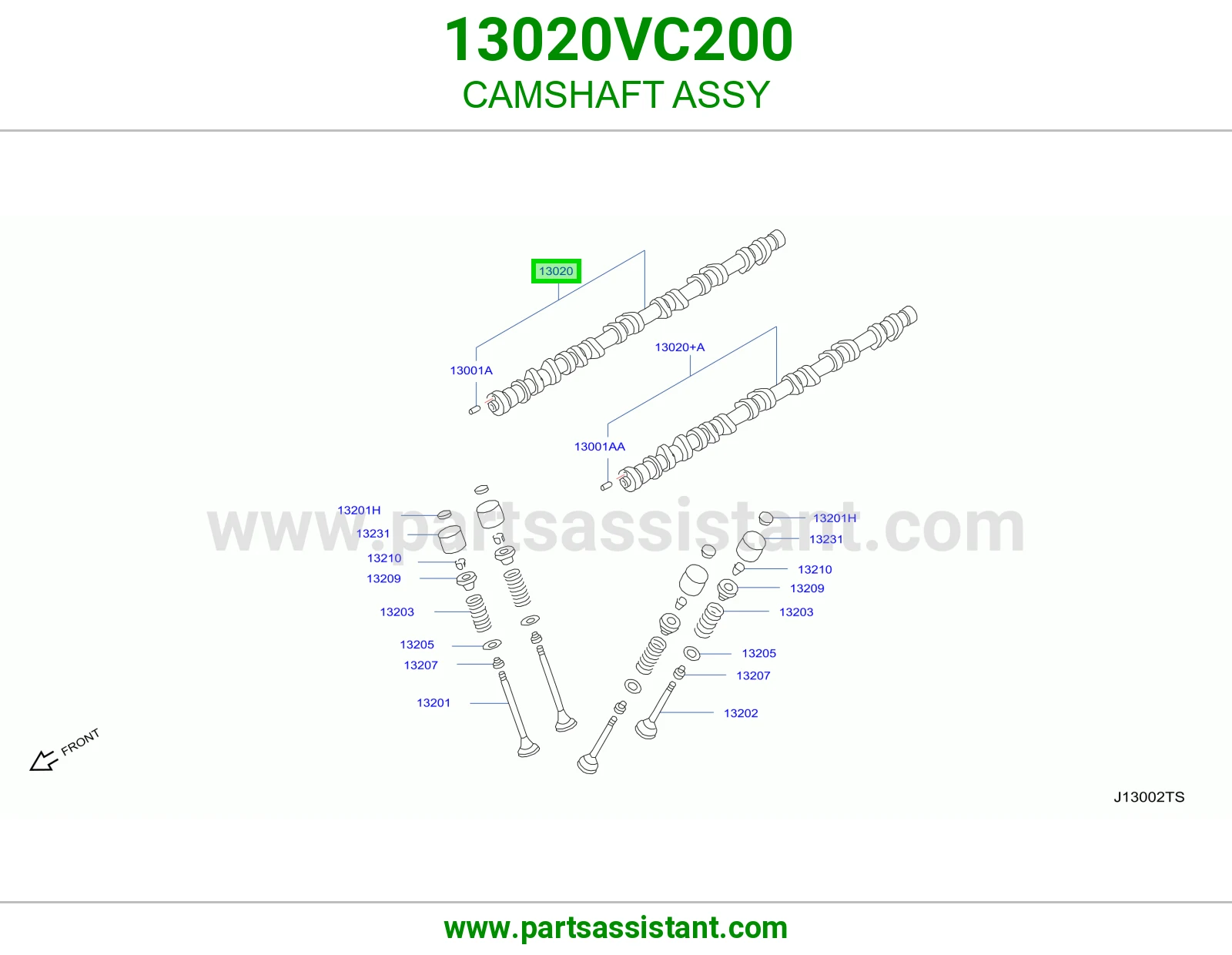 عمود تيمن 13020VC200
