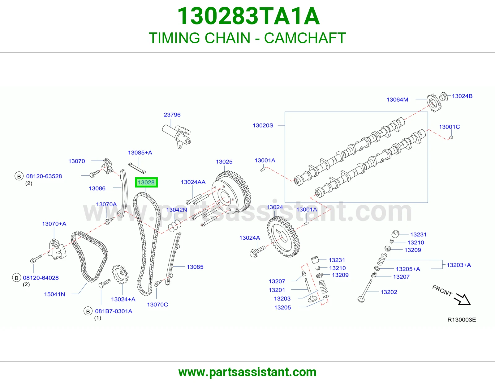 جنزير مكينه عمود تيمن 130283TA1A