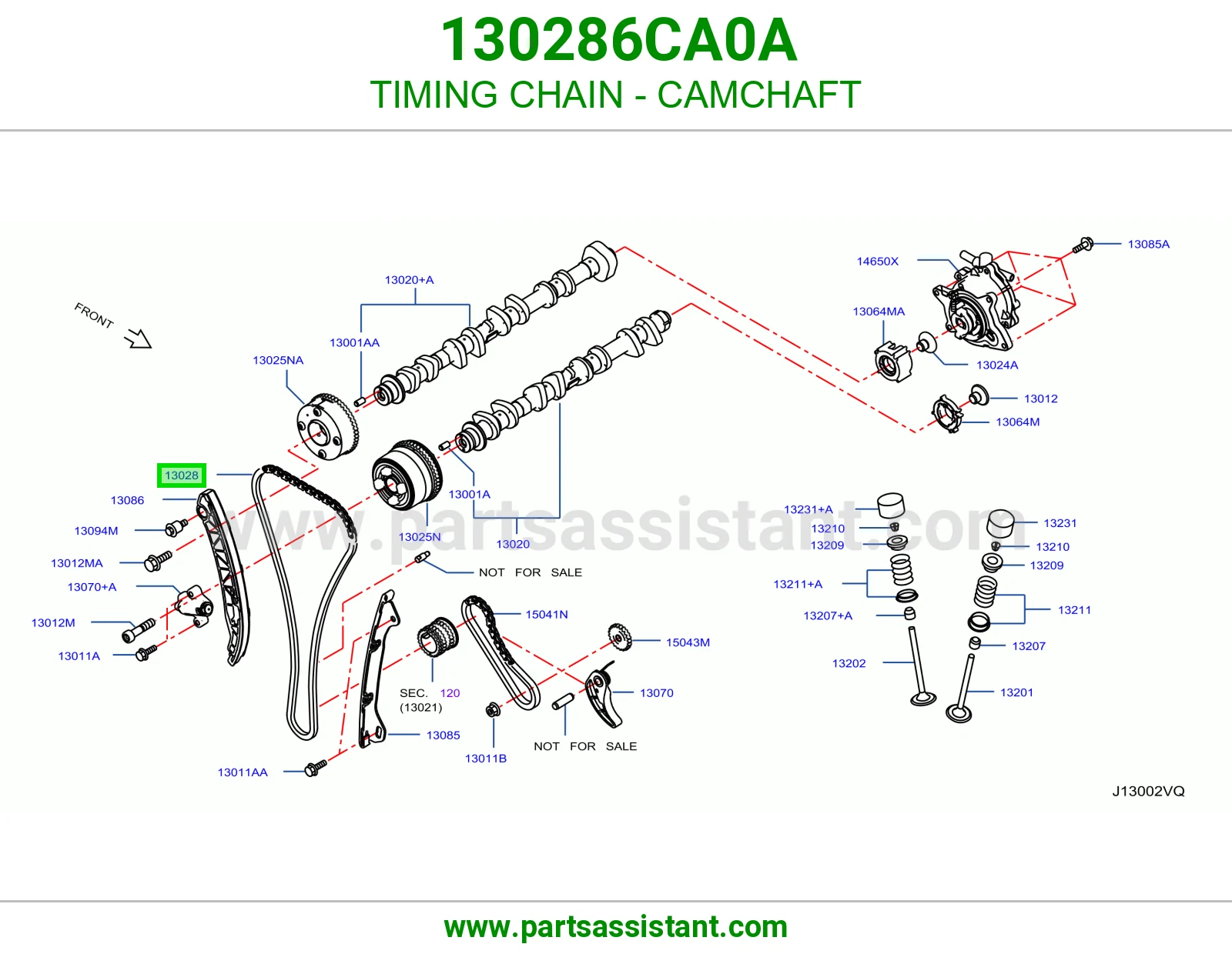 جنزير مكينه عمود تيمن 130286CA0A