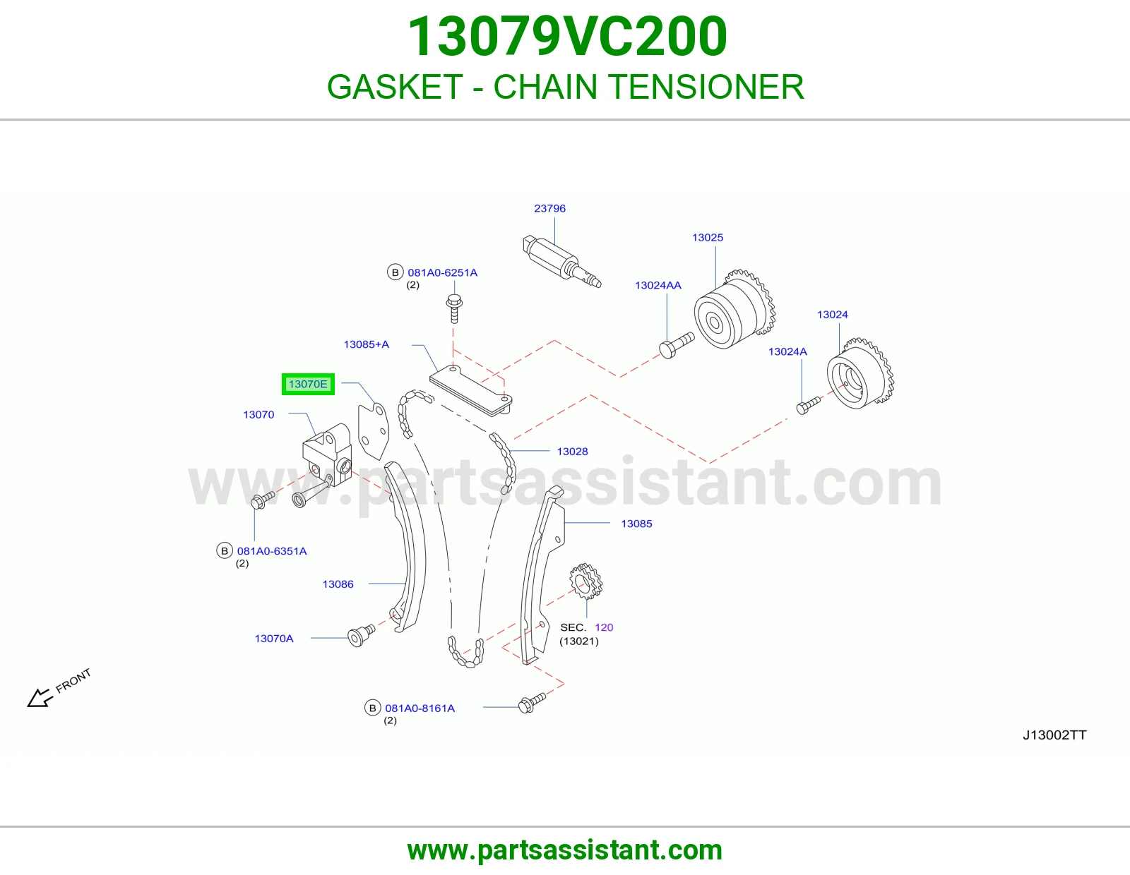 فحمه جنزير مكينه 13079VC200