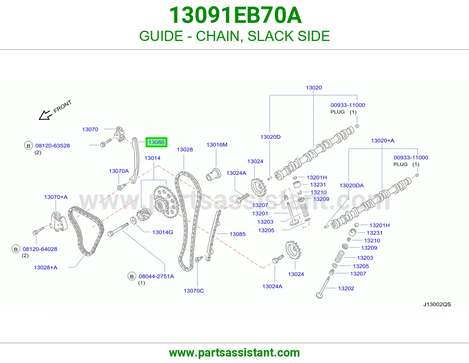 تكايه جنزير مكينه يمين 13091EB70A