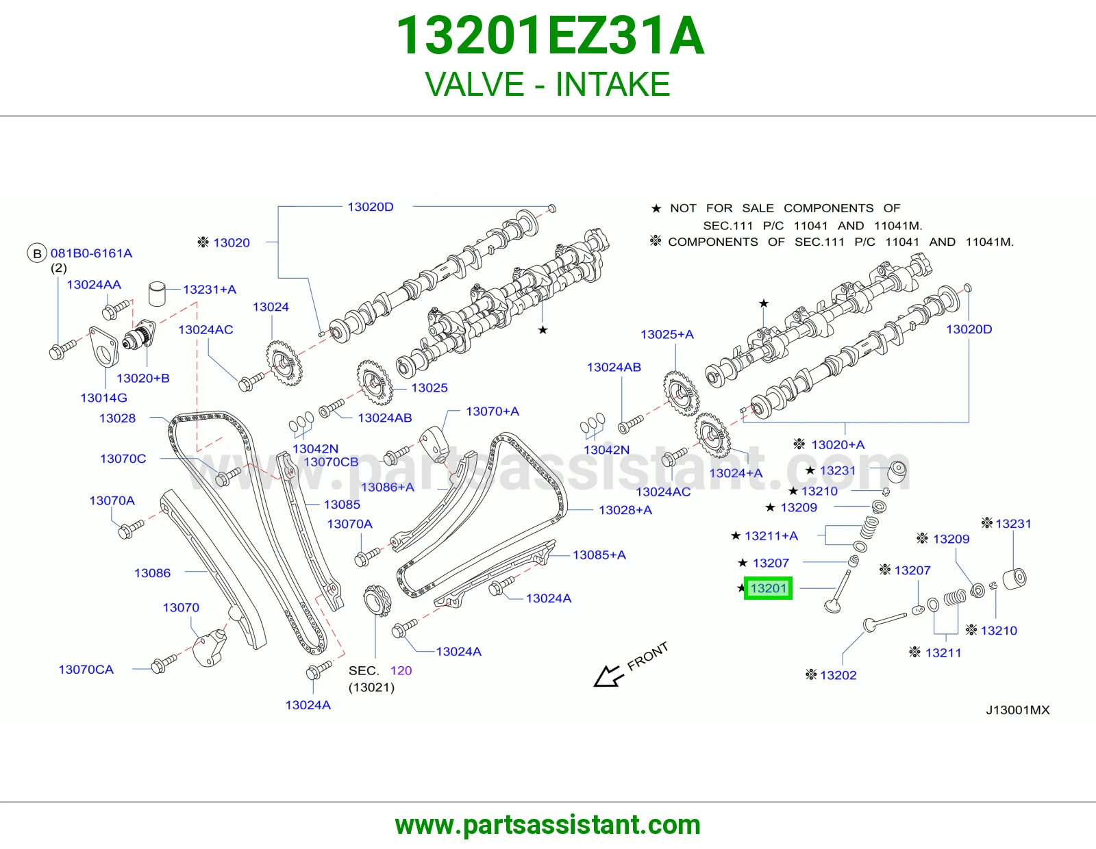 بلوف هواء مكينه 13201EZ31A