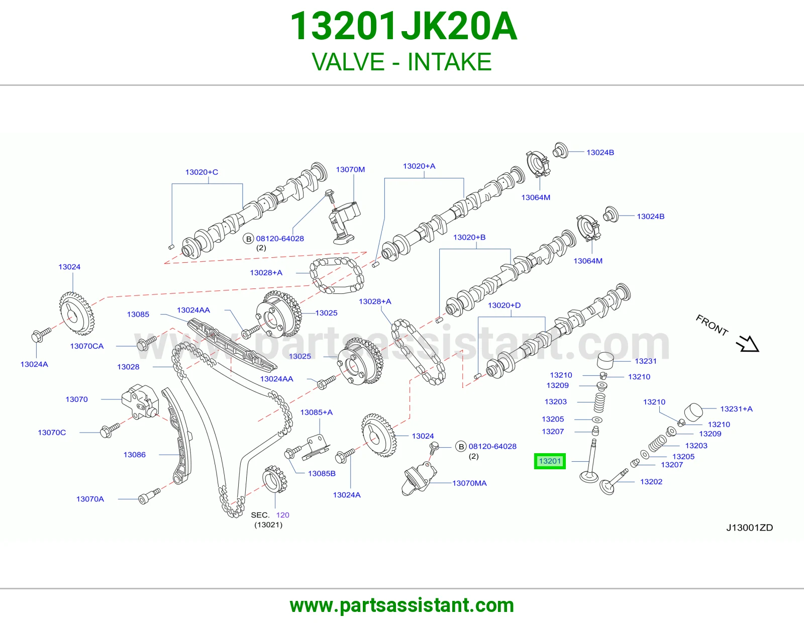 بلوف هواء مكينه 13201JK20A