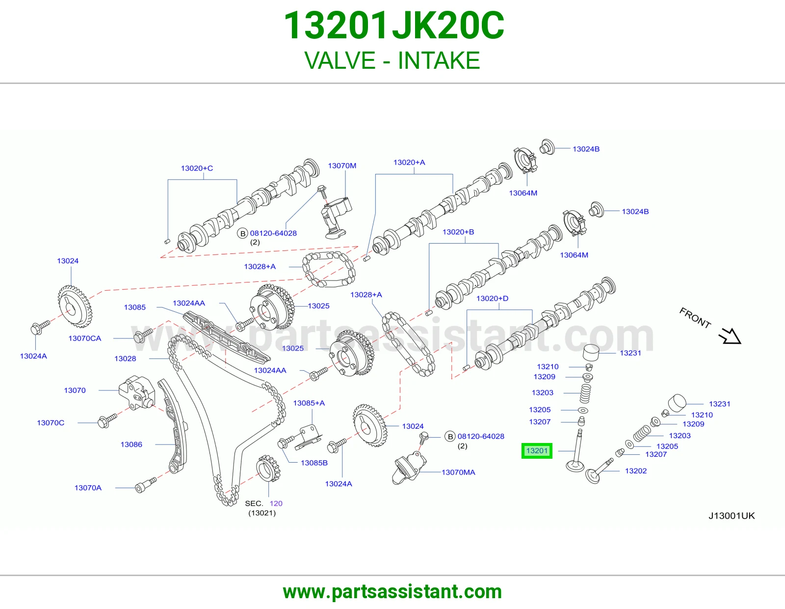 بلوف هواء مكينه 13201JK20C