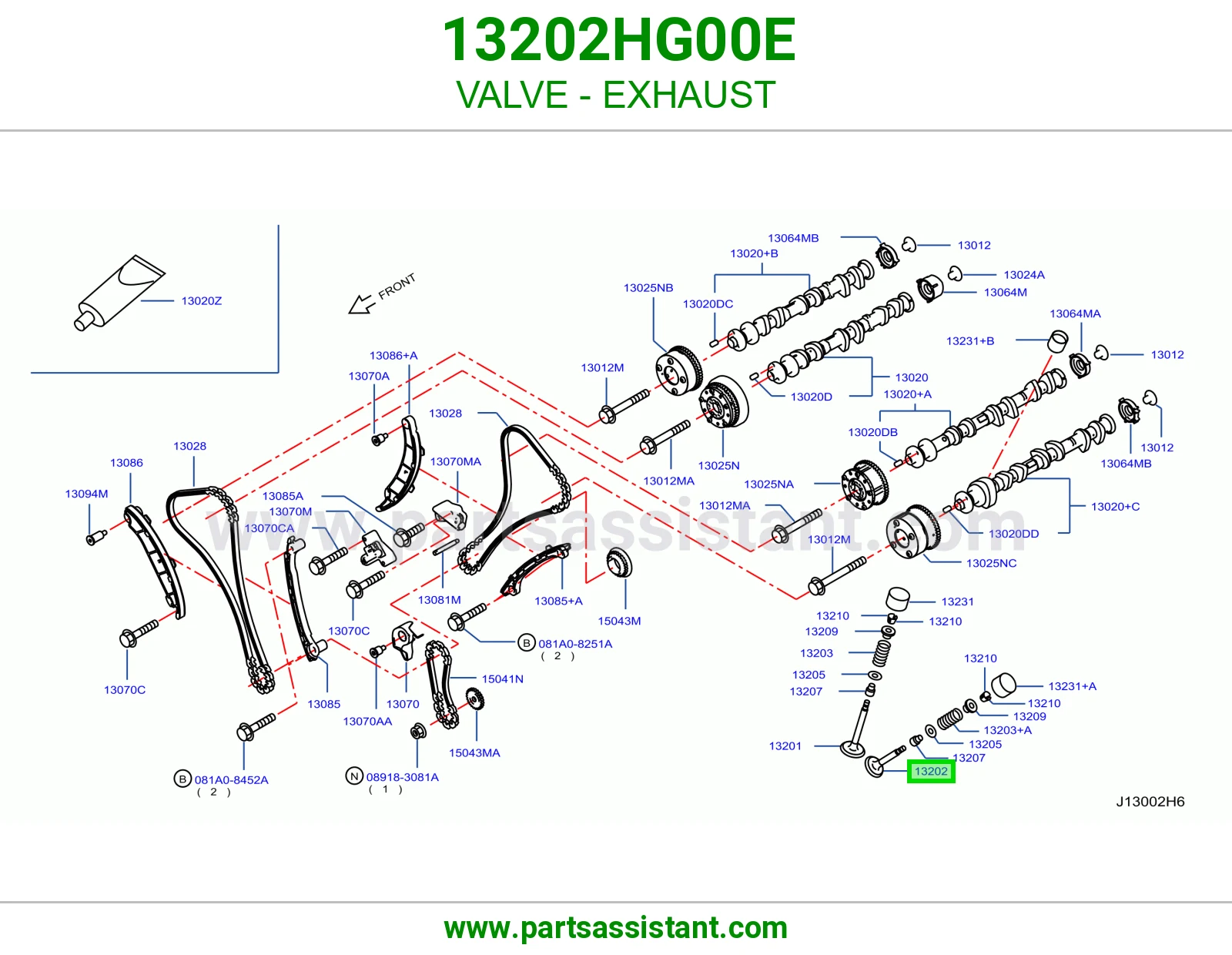 بلوف نار مكينه 13202HG00E