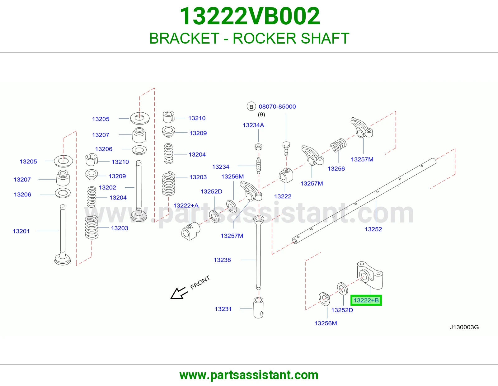 قاعدة عمود تاكيهات 13222VB002