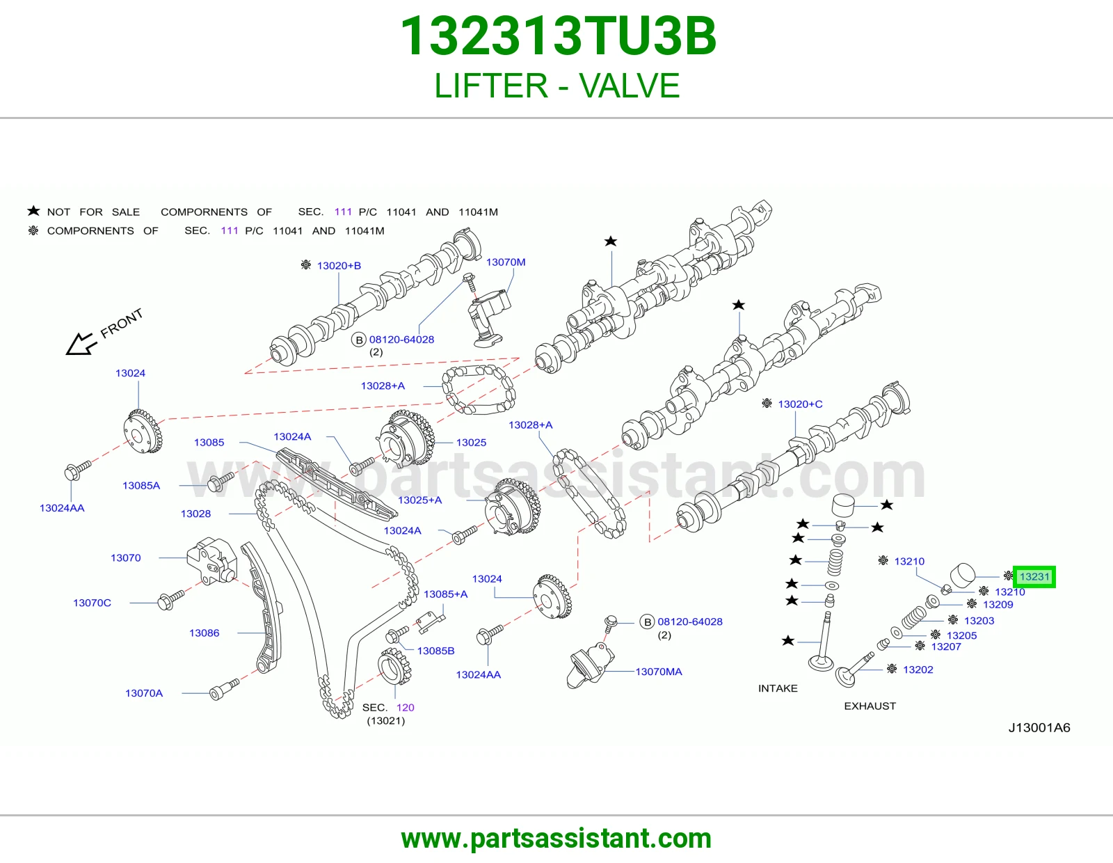 صباب كوب طرمبه بنزين 132313TU3B