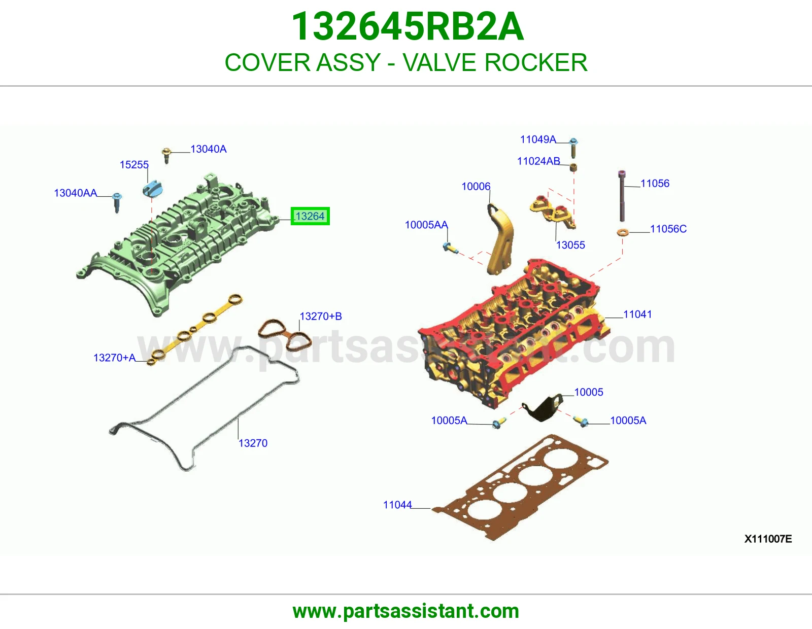 غطا بلوف مكينه 132645RB2A