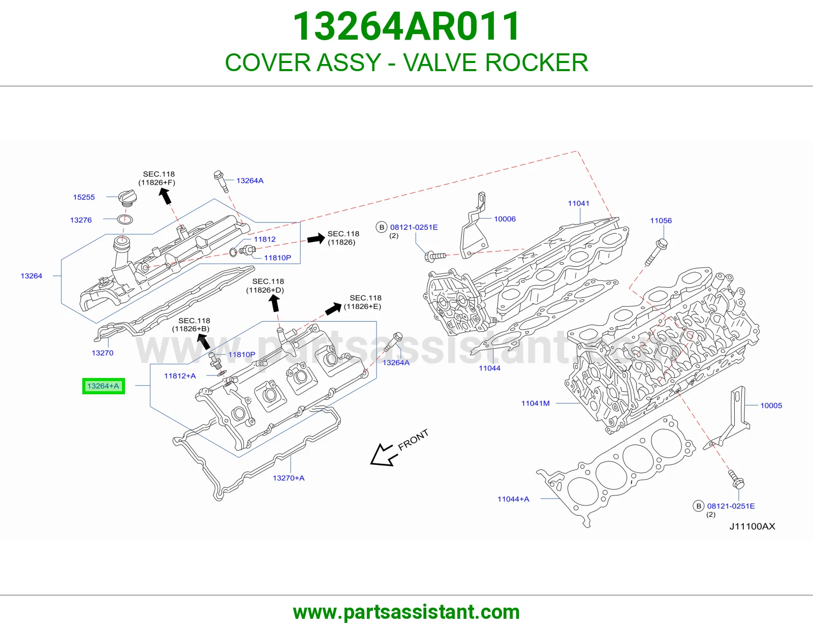 غطا بلوف 13264AR011