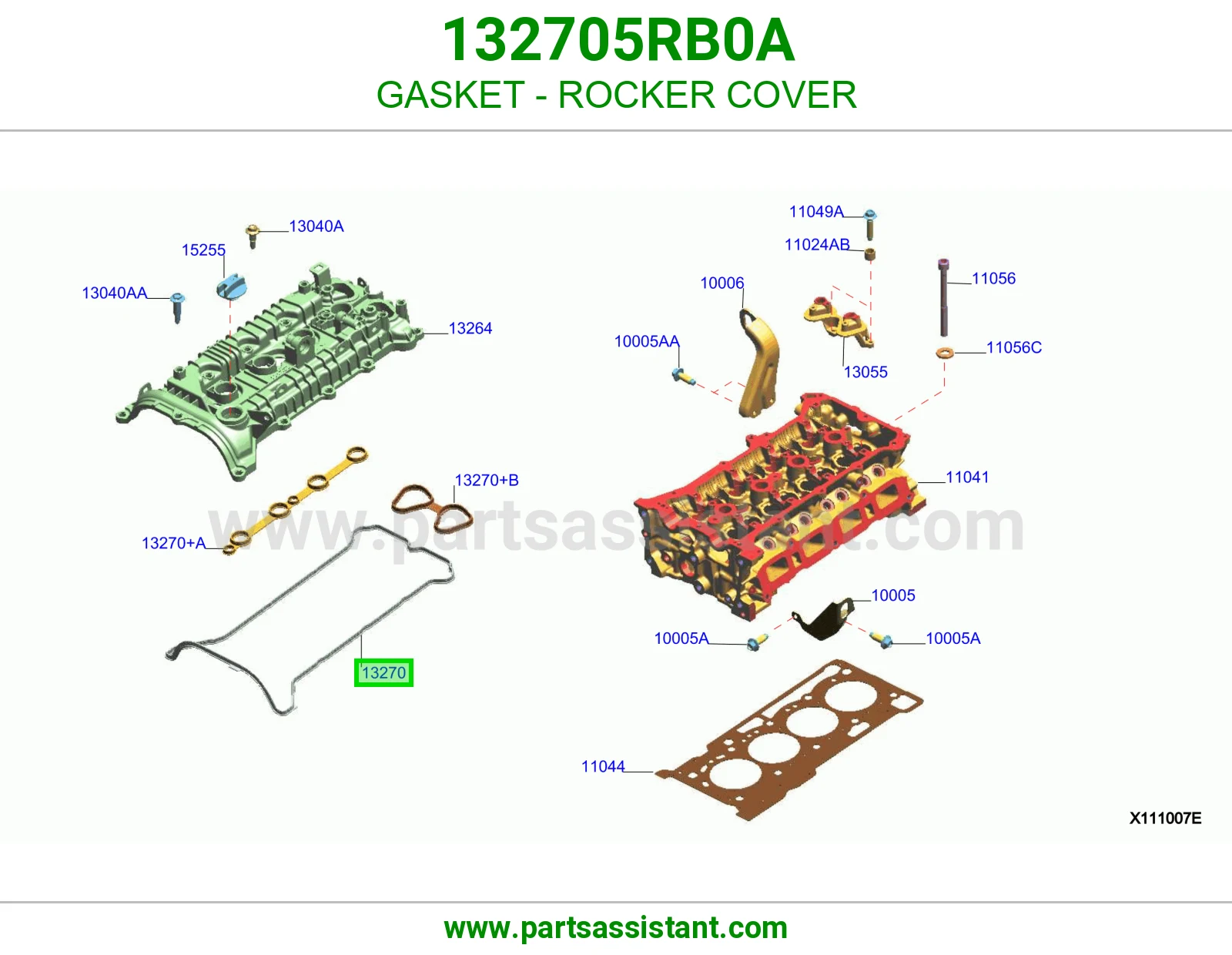 وجه غطاء بلوف 132705RB0A