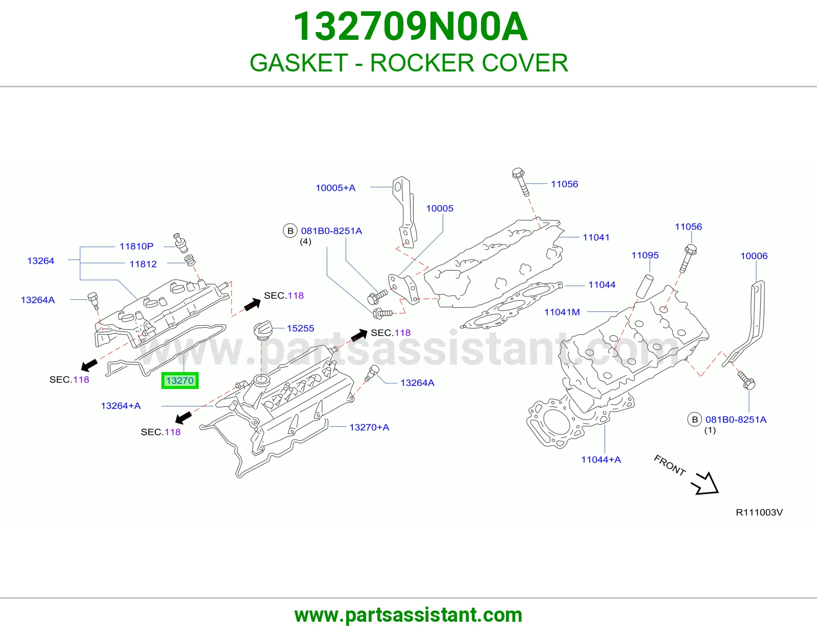 وجه غطاء بلوف 132709N00A