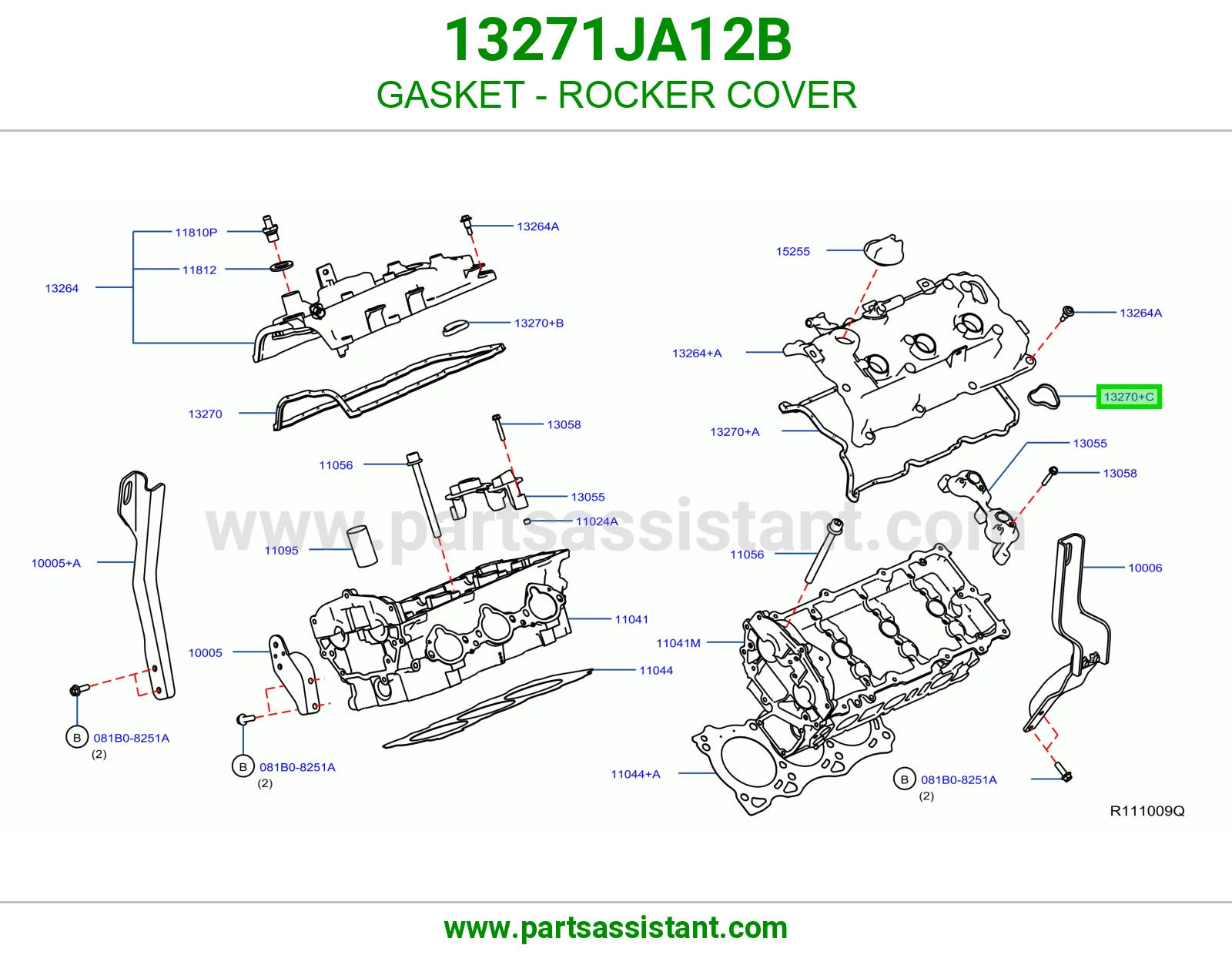 وجه غطاء بلوف 13271JA12B