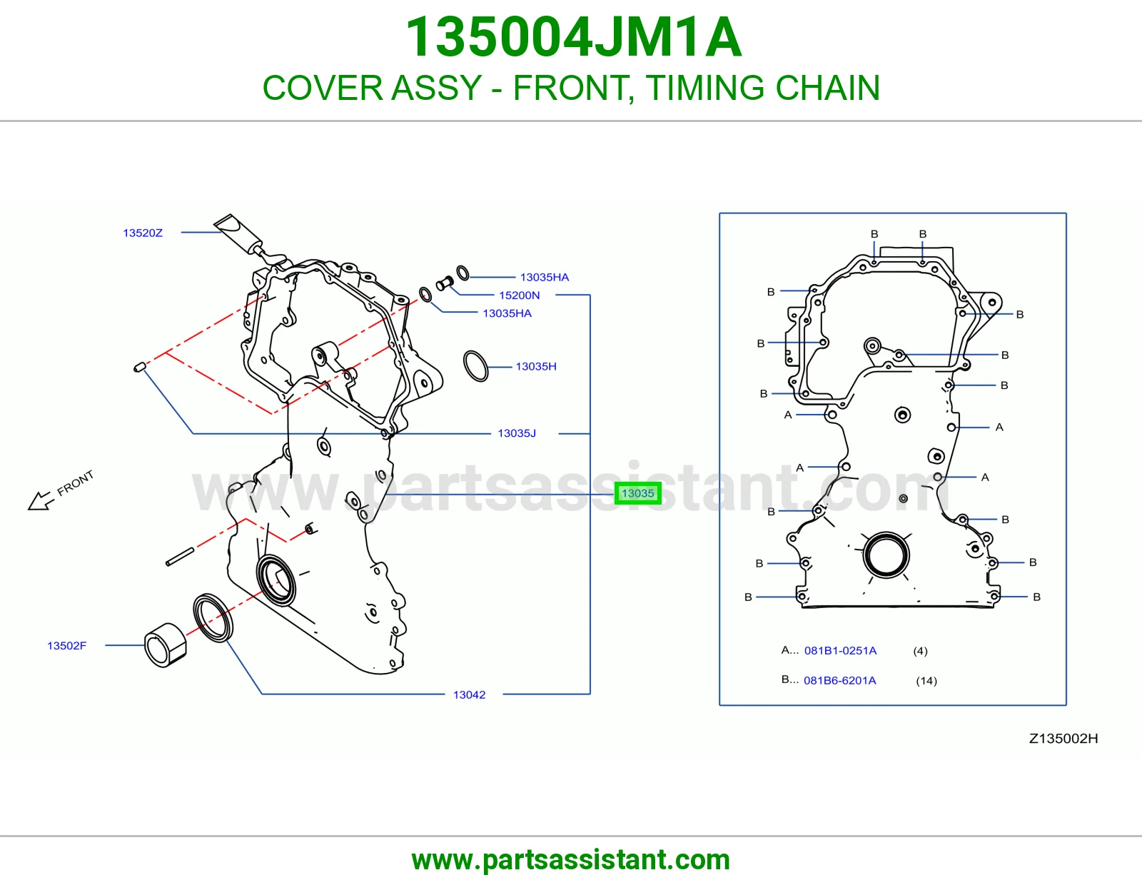 صدر مكينه 135004JM1A