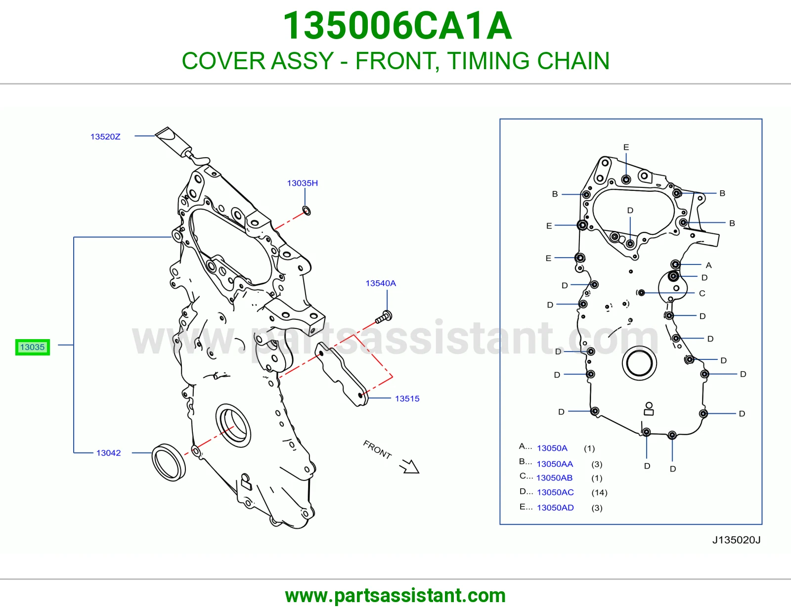 صدر مكينه 135006CA1A