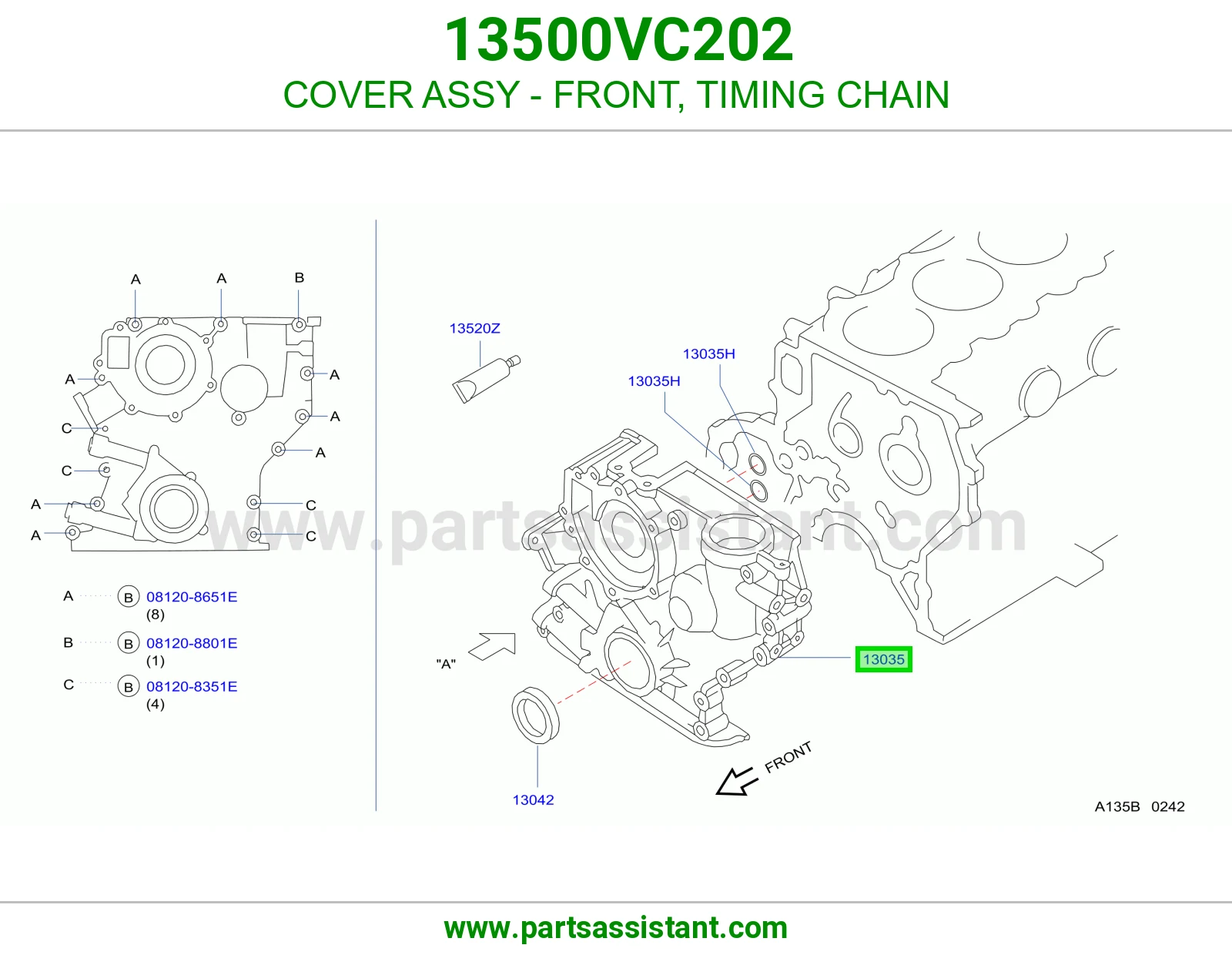 صدر مكينه 13500VC202