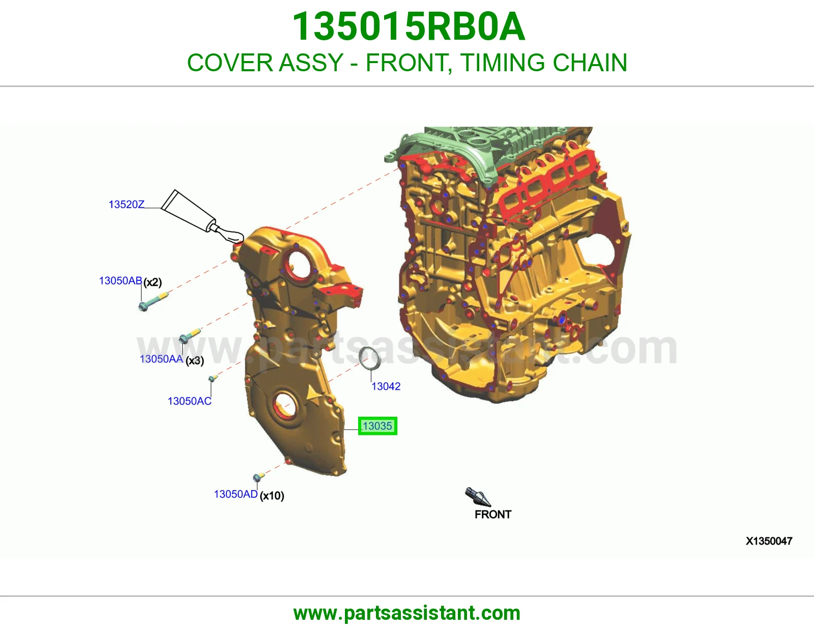 صدر مكينه 135015RB0A
