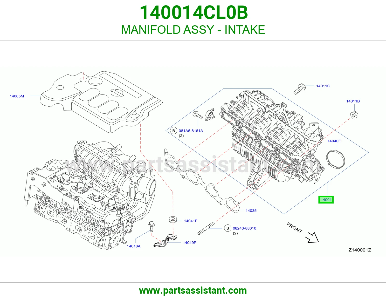 ثلاثجه مكينه 140014CL0B