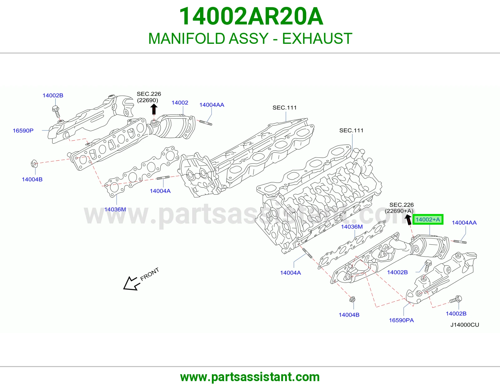 قزوز مكينه 14002AR20A