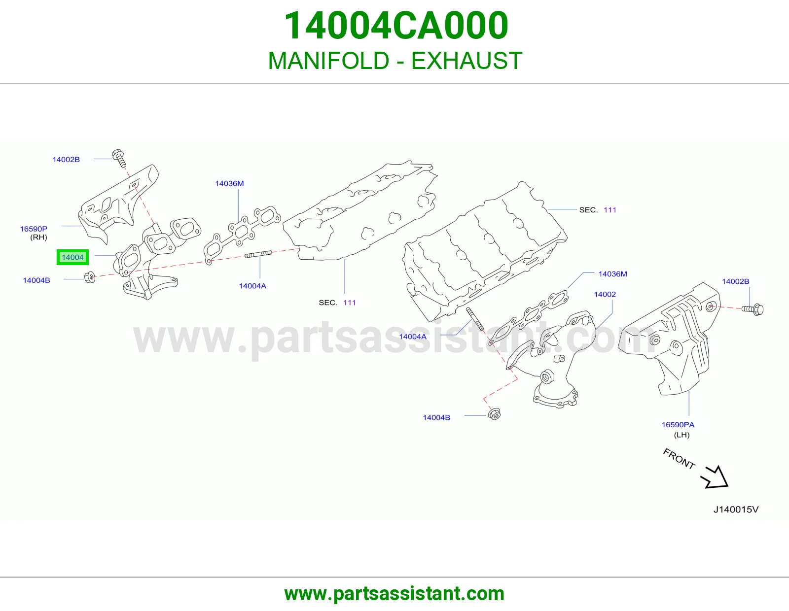 قزوز مكينه 14004CA000